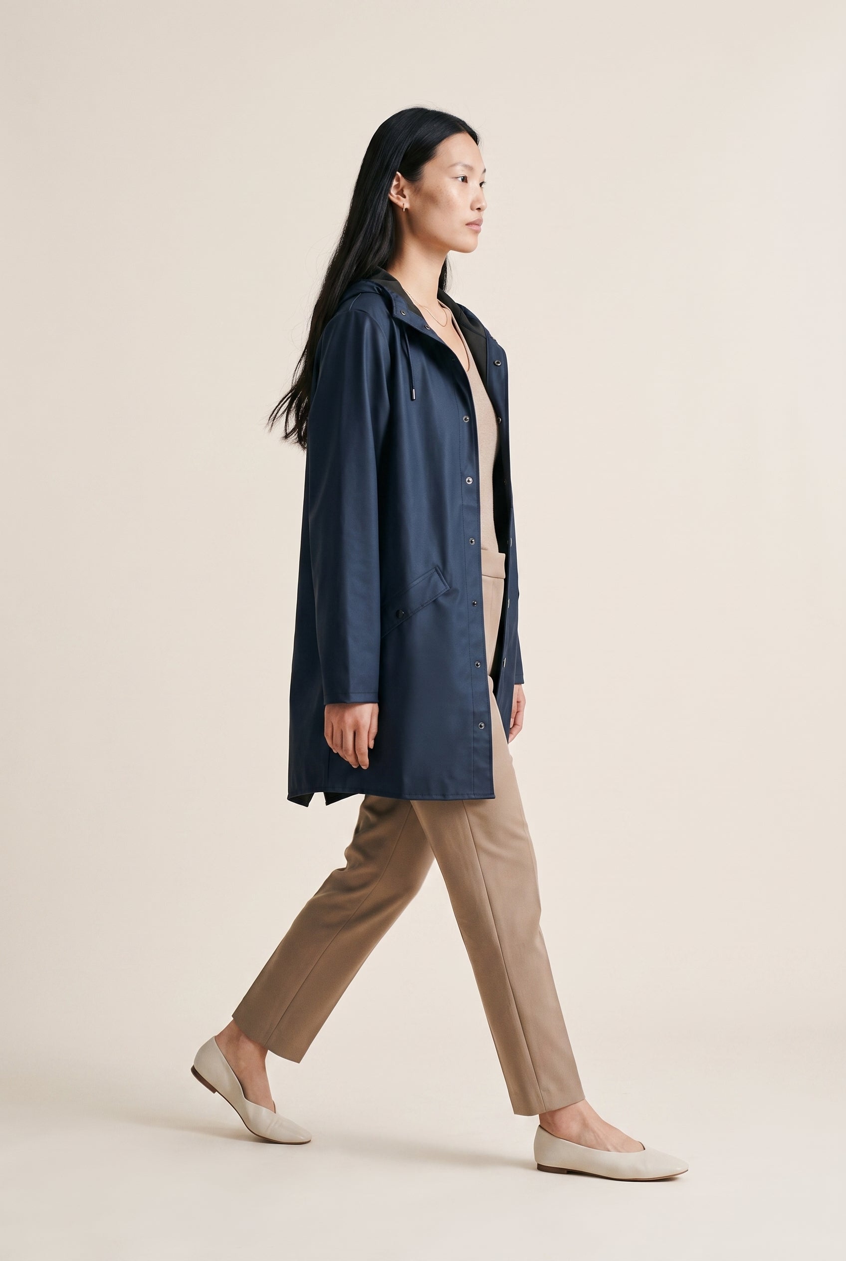 Veste longue W3 marine