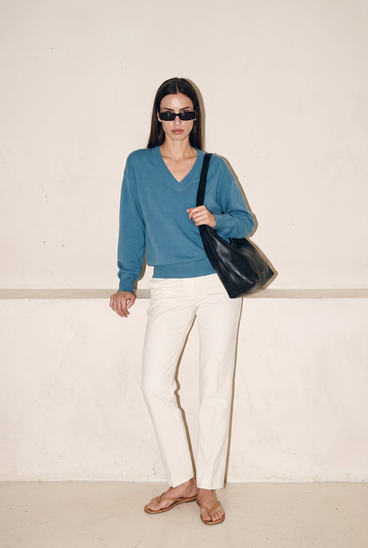 The Cozy Edit V-Neck Sweater audrey