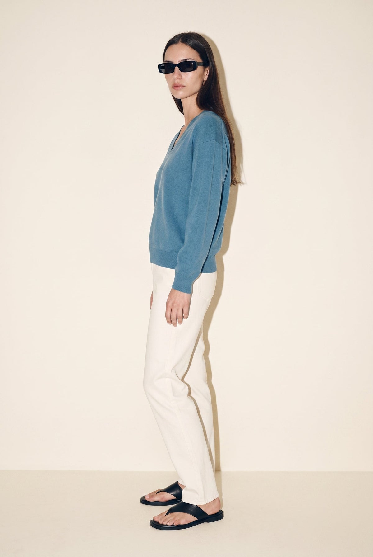 The Cozy Edit V-Neck Sweater audrey