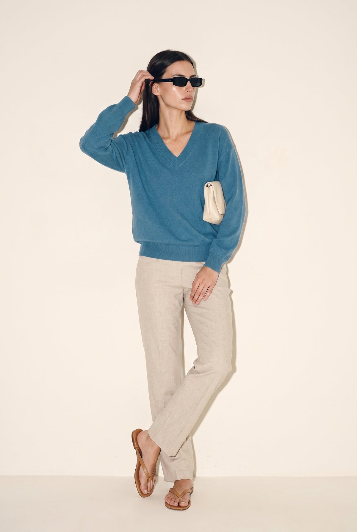 The Cozy Edit V-Neck Sweater