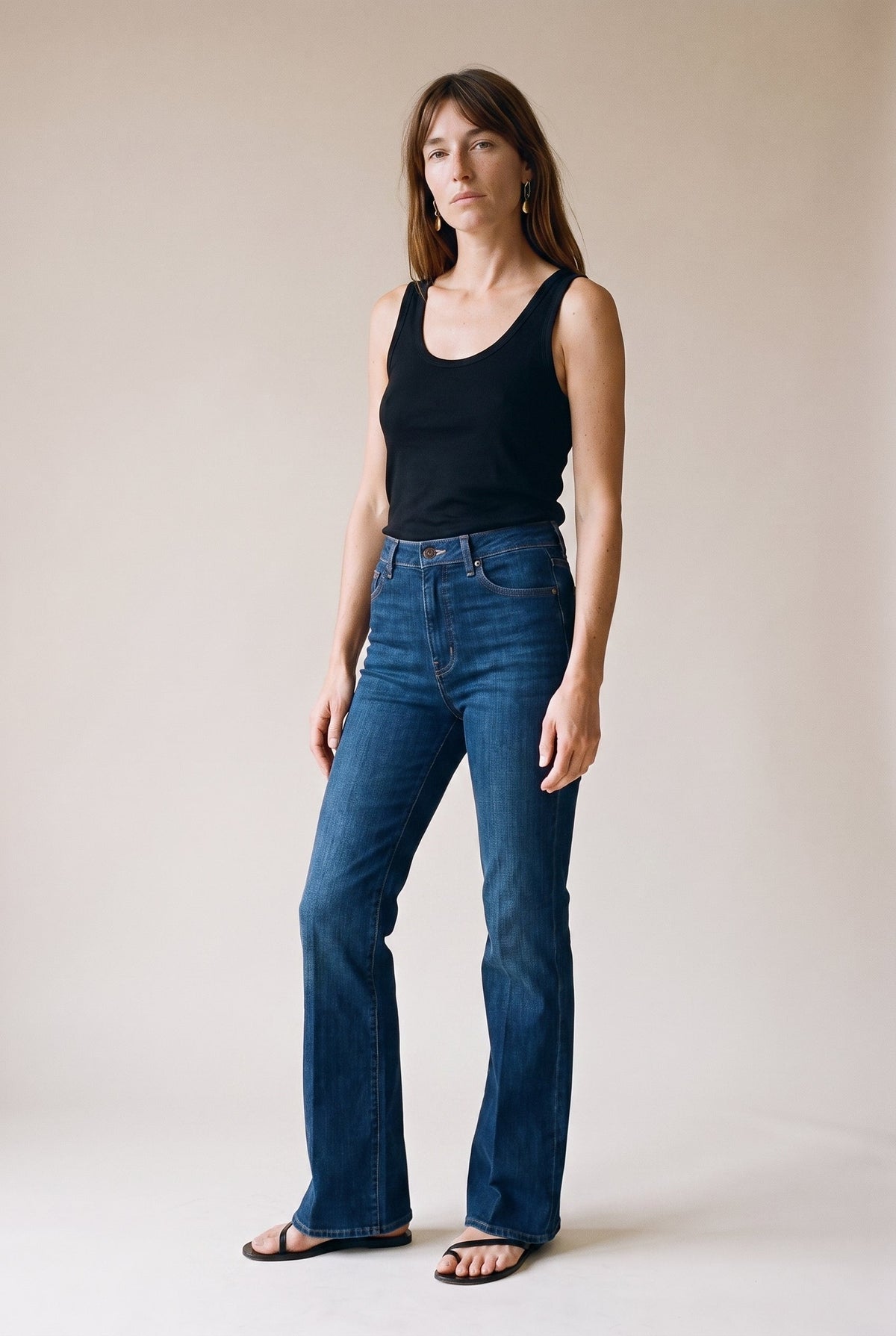 Logan High Rise Dad Jean Hidden Jeans