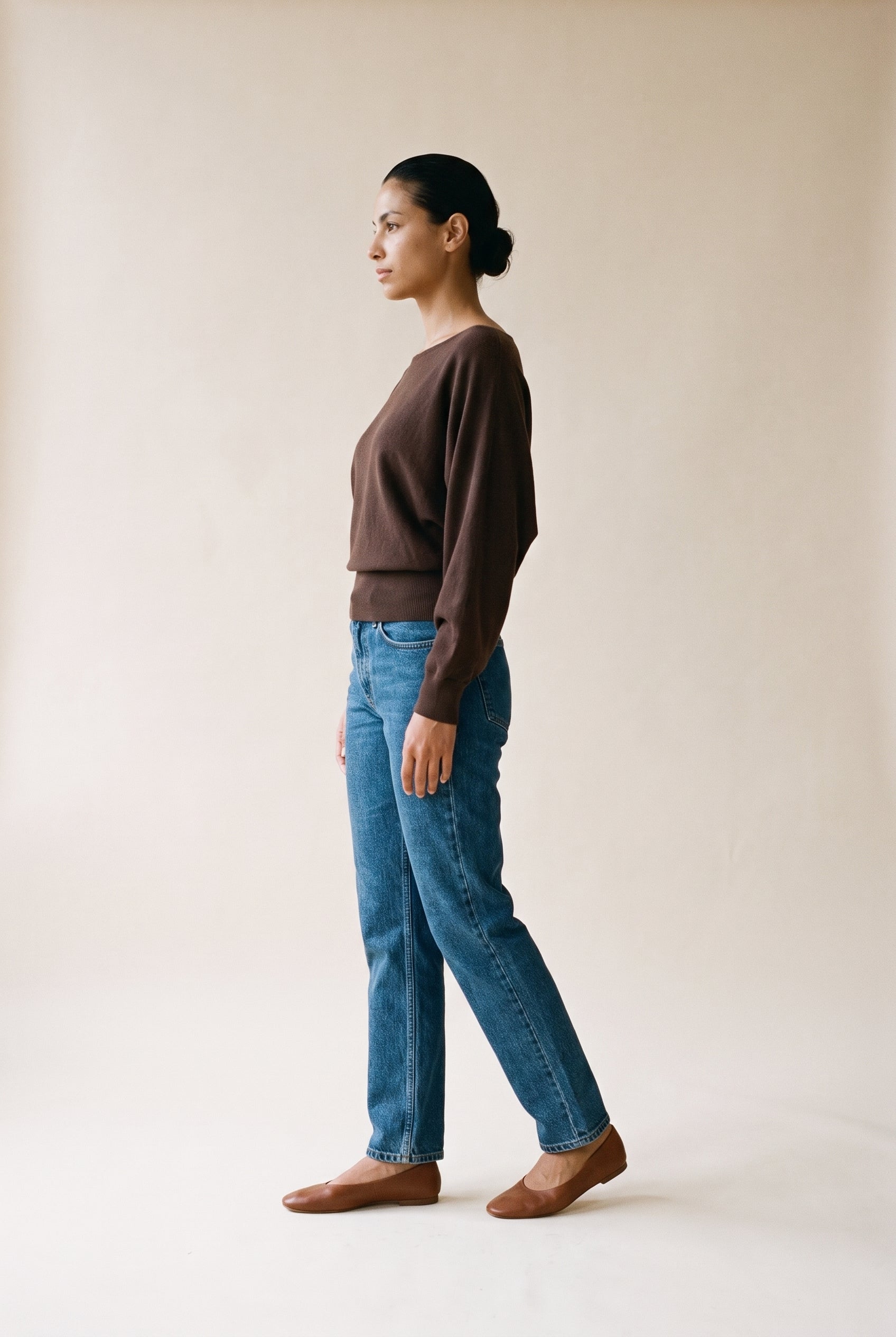 Boatneck Top Coffee