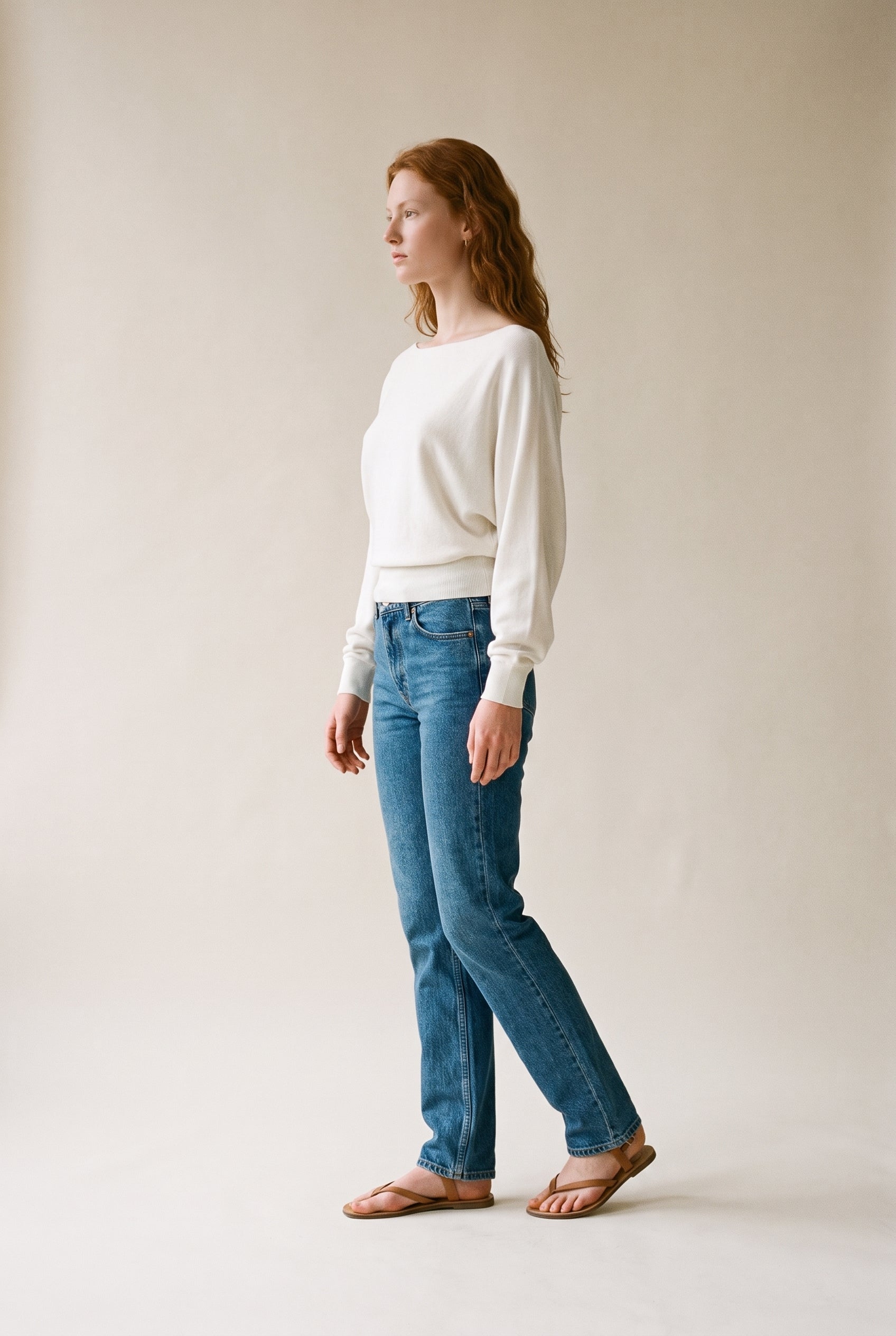 Boatneck Top White