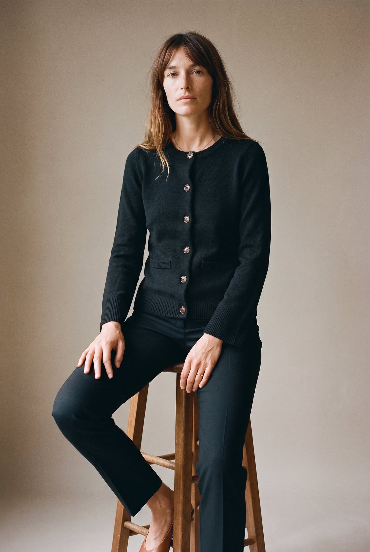 The Tyler Cardigan Black Mod Ref