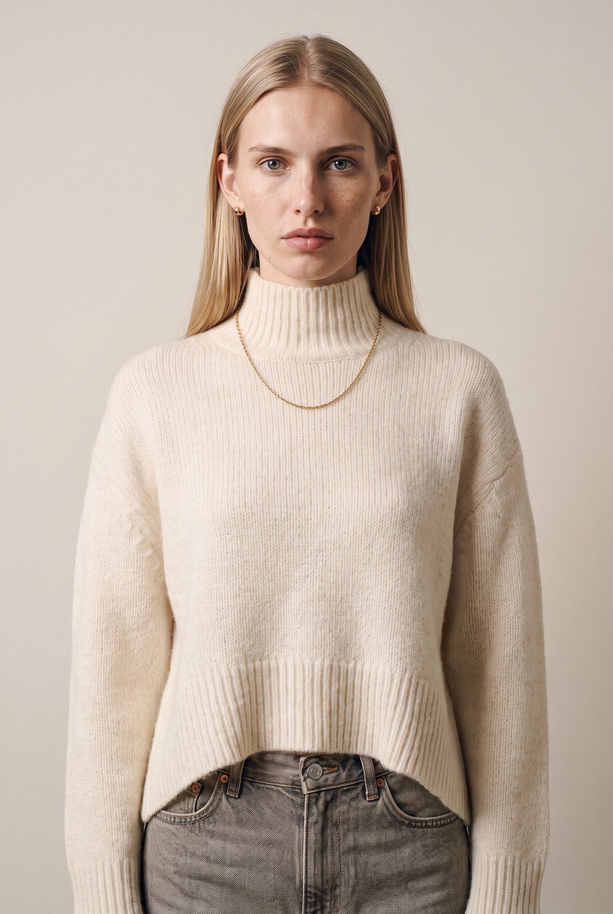 Wool Blend Mock Neck Sweater The Latest Scoop