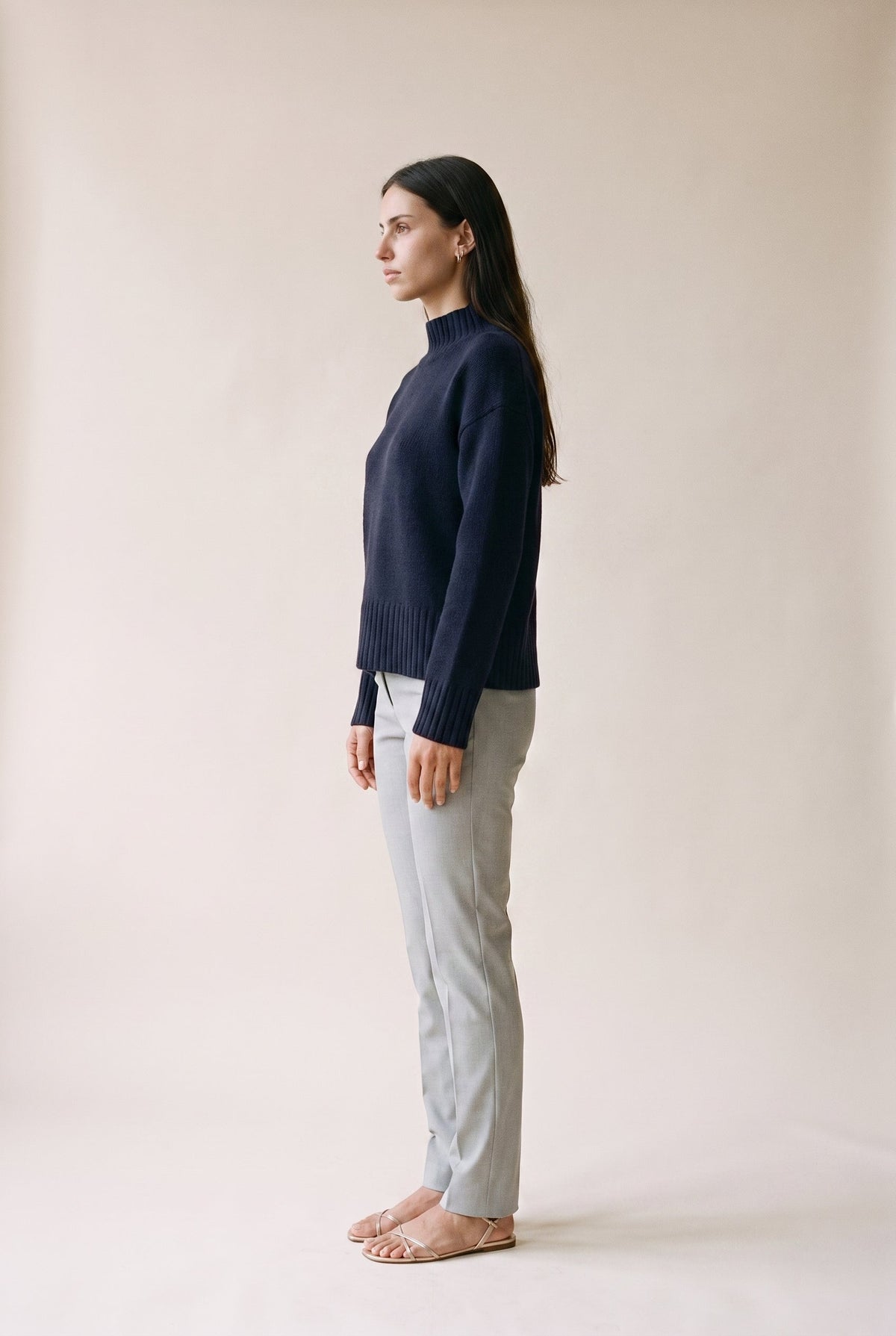 Wool Blend Mock Neck Sweater The Latest Scoop