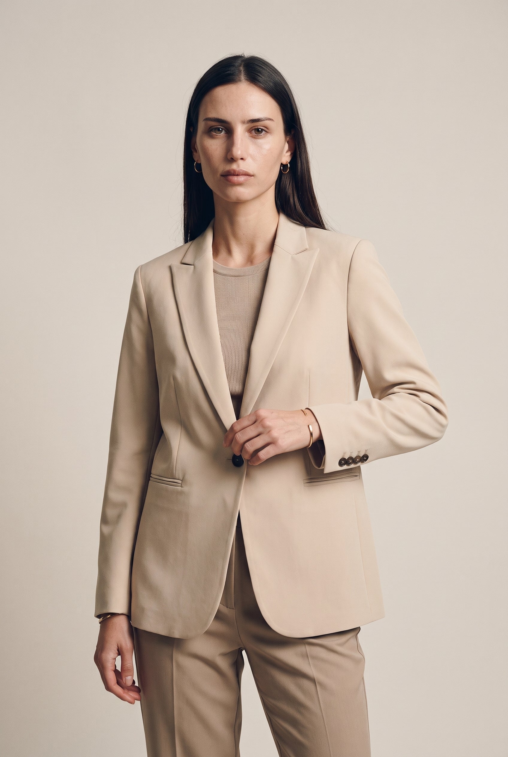 Corinne Blazer Oatmeal
