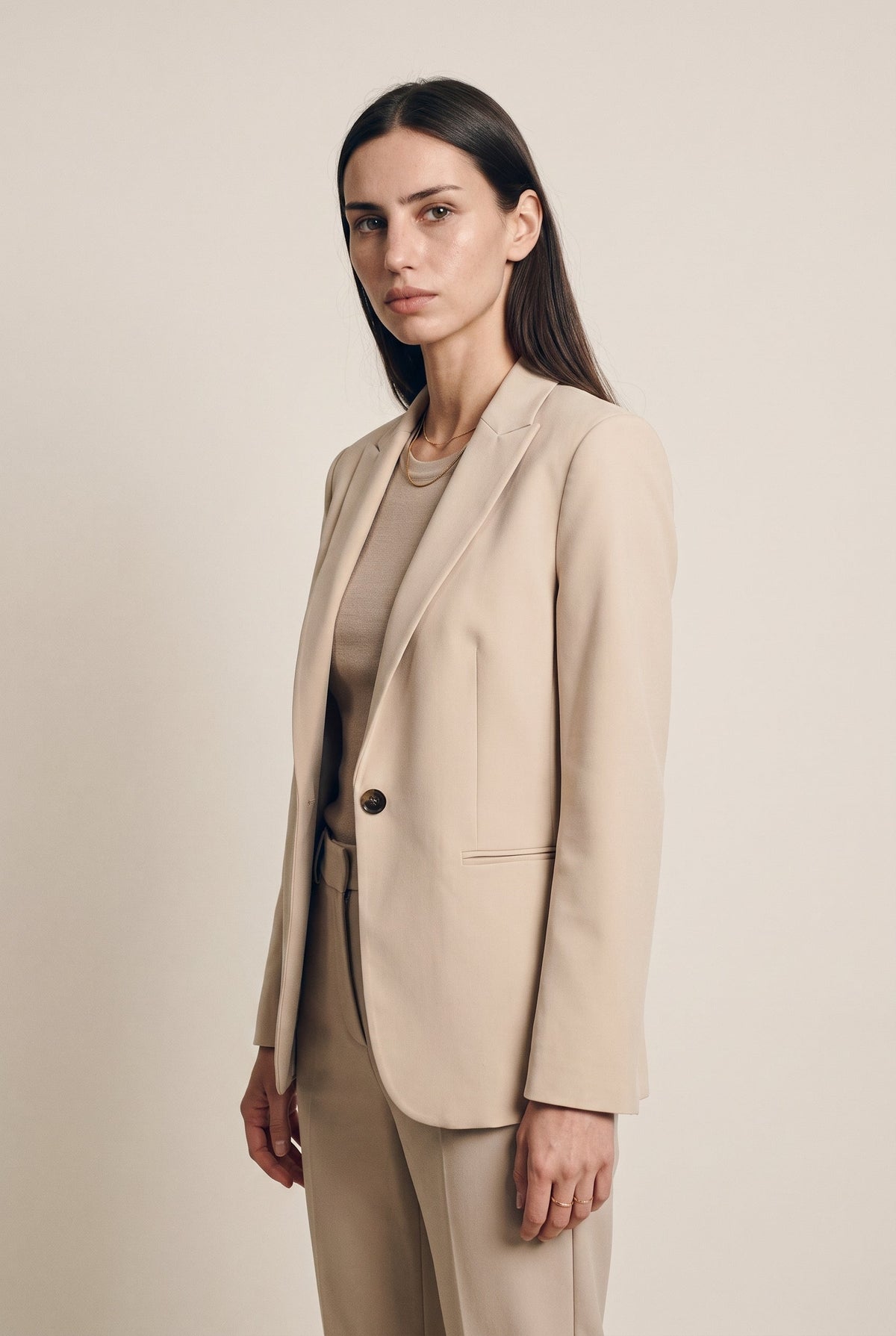 Corinne Blazer Oatmeal Soaked