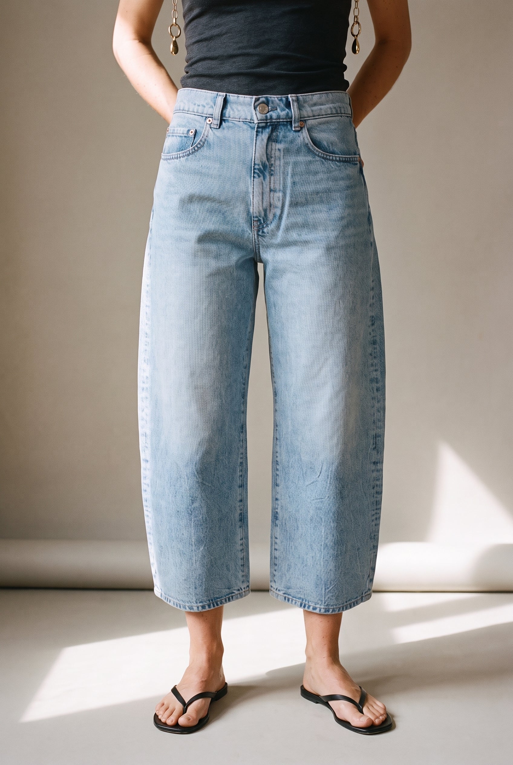 Taylor Barrel: Ultra High Rise Crop Vintage Light The Latest Scoop