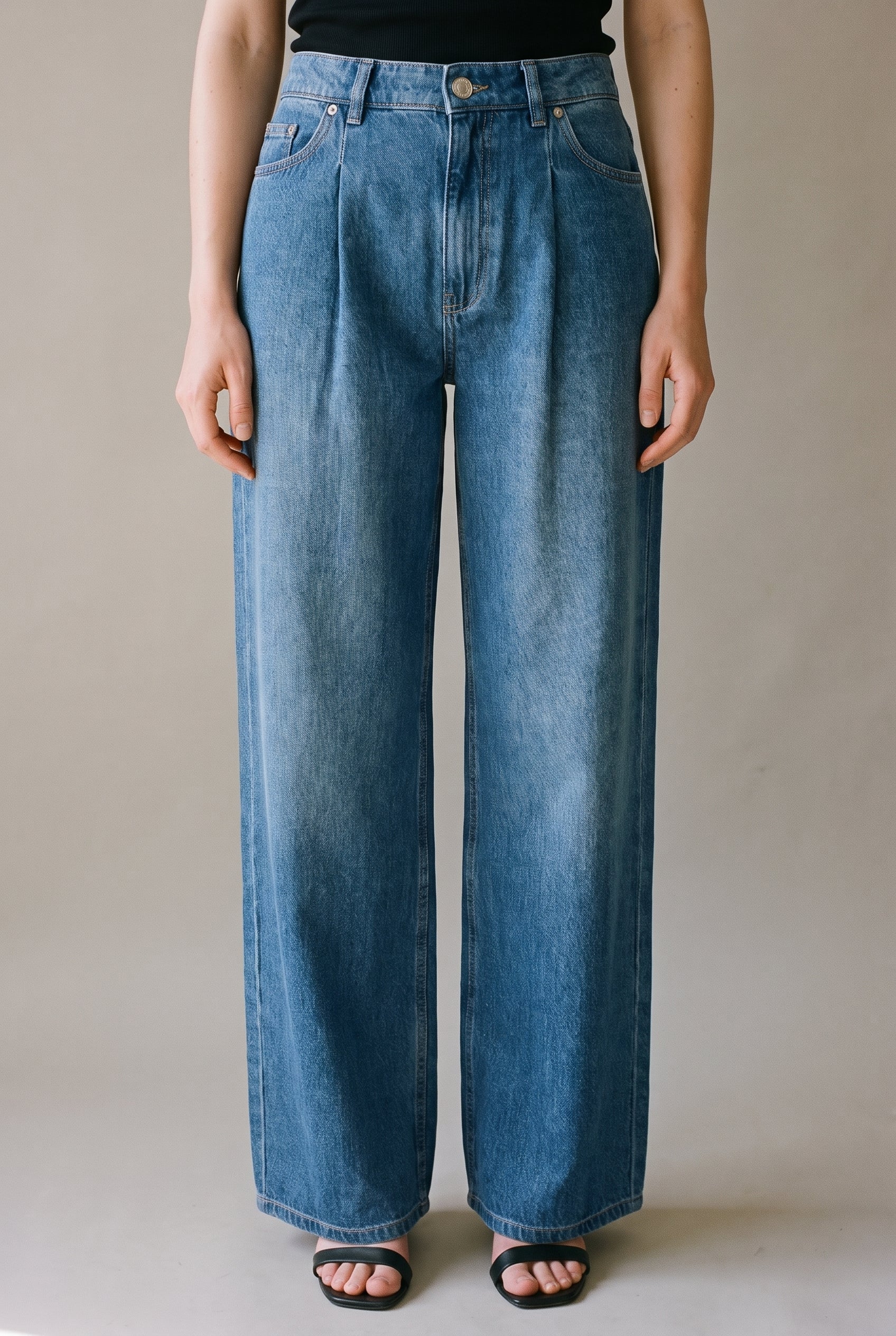 Isabel Wide Leg Mid-Taille 32 North Beach