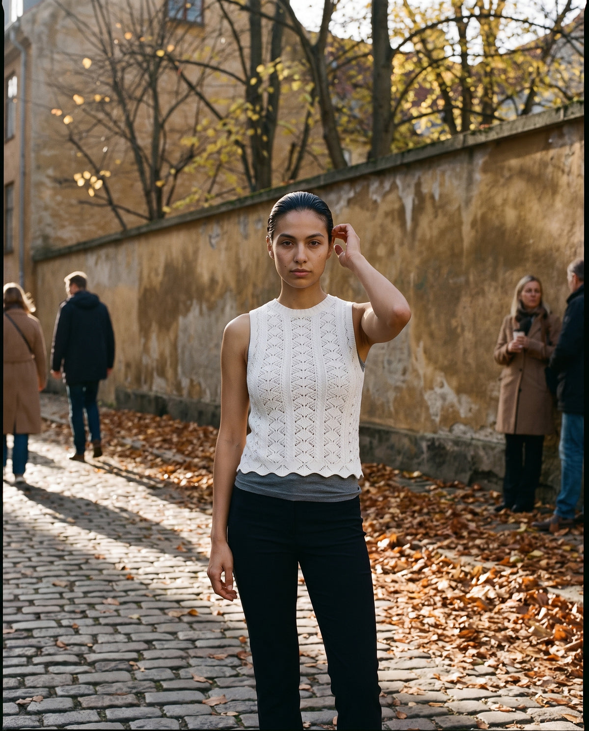 JXZURI TOP KNIT Cloud Dancer