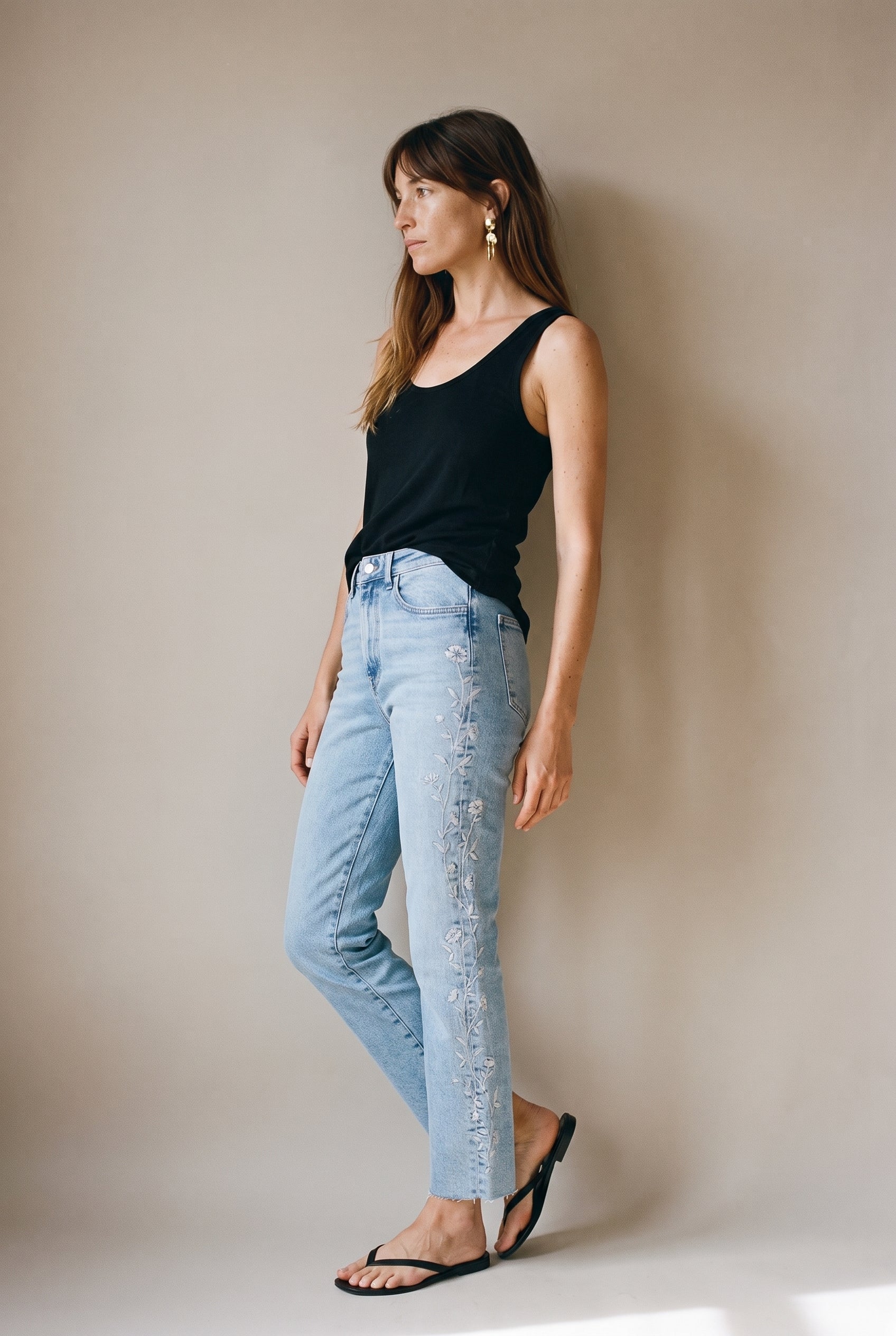 New York Lt Blue Bloom Denim