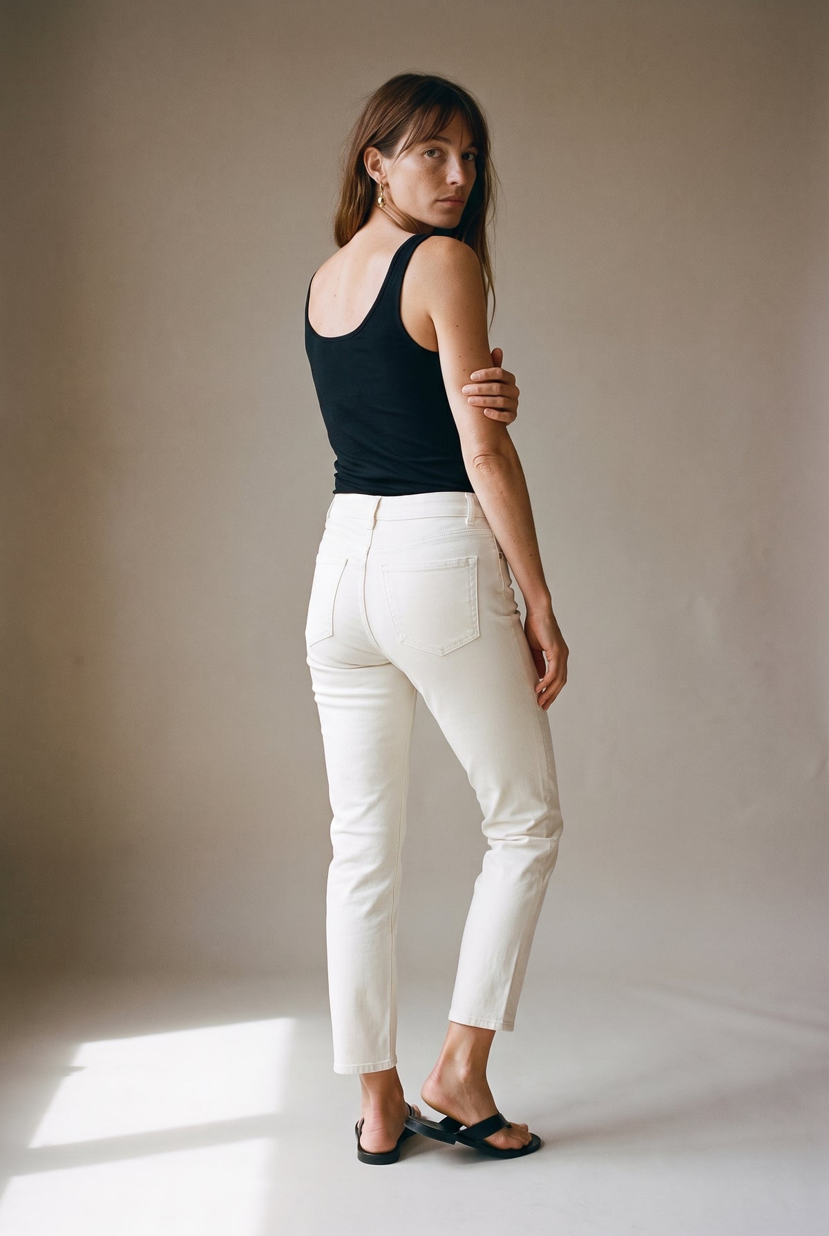 Jx lyon Slim Crop C8170 Noos 32" Blanc cassé