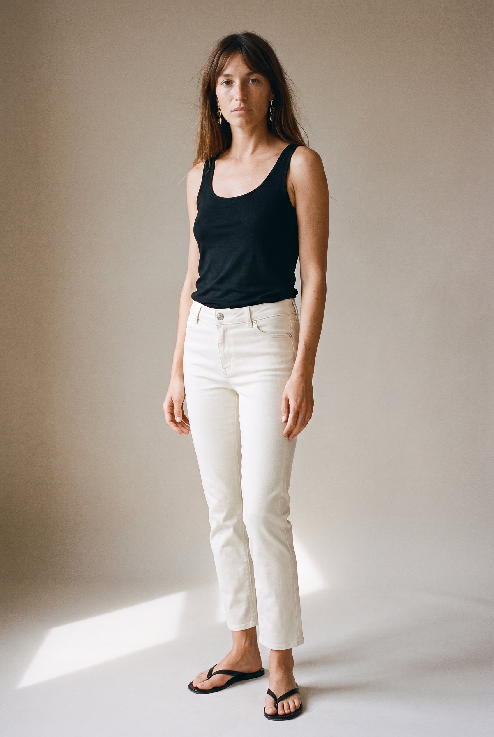 Jx lyon Slim Crop C8170 Noos 32" Blanc cassé