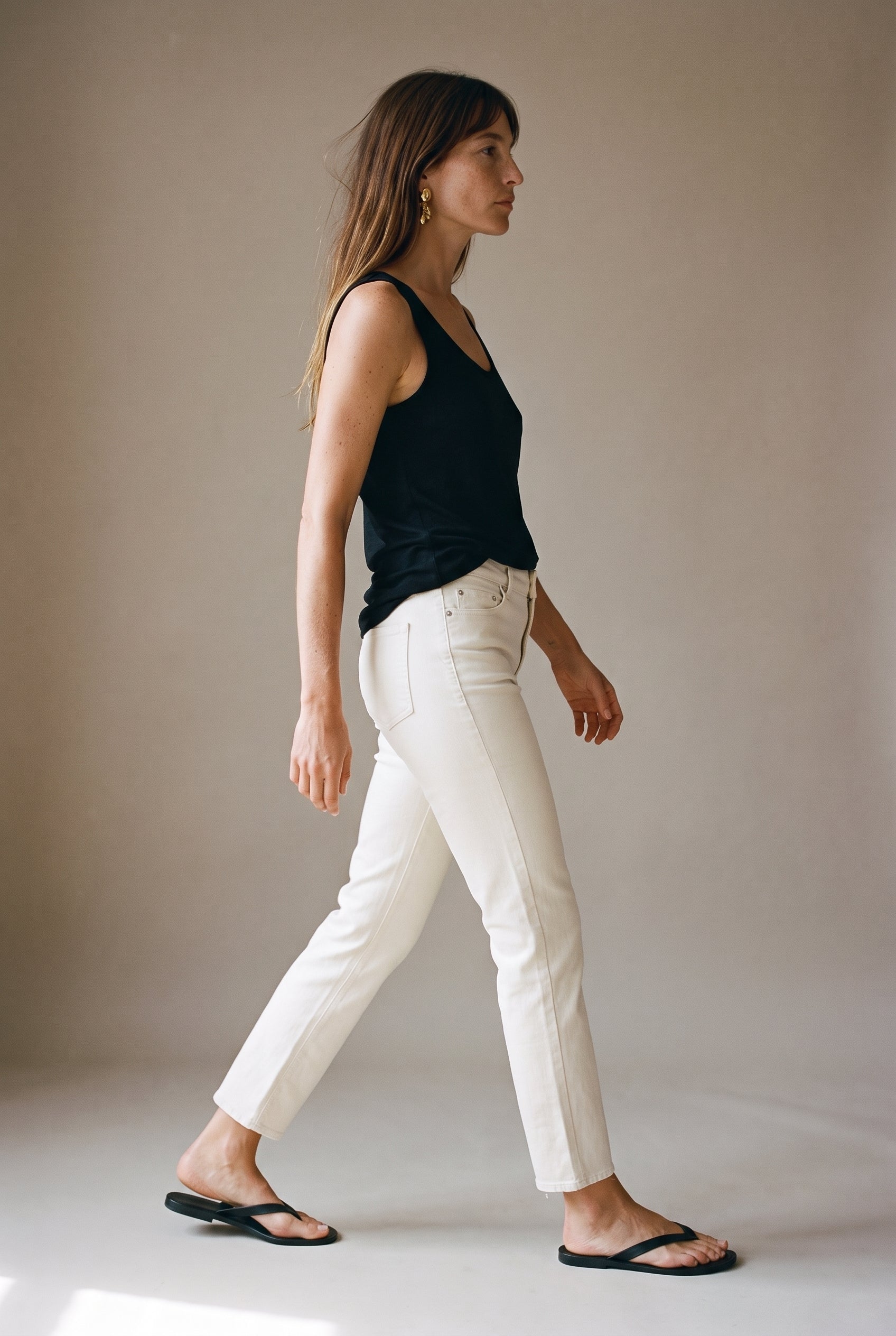 Jx lyon Slim Crop C8170 Noos 32" Blanc cassé