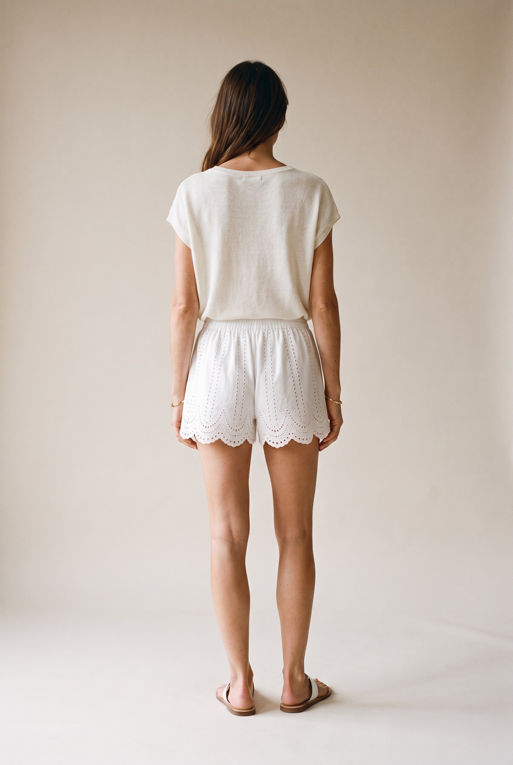 Front Tie Sleeveless Shorts