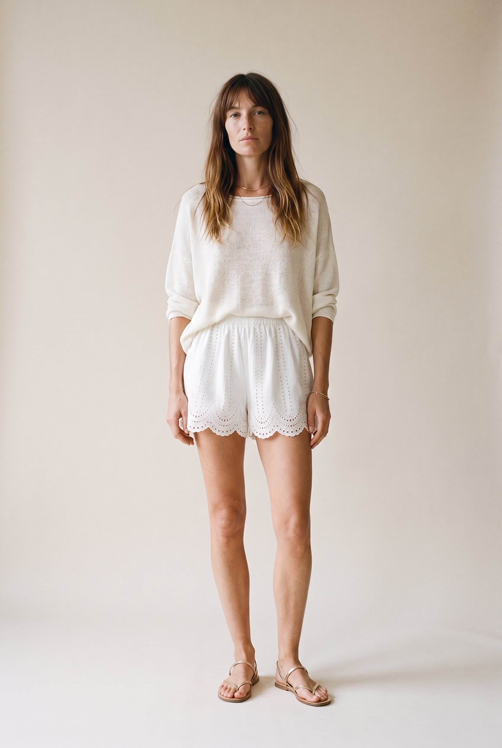Front Tie Sleeveless Shorts