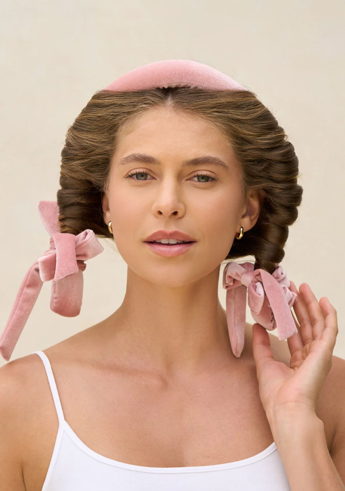 Terracotta Velvet Heatless Curling Kitsch