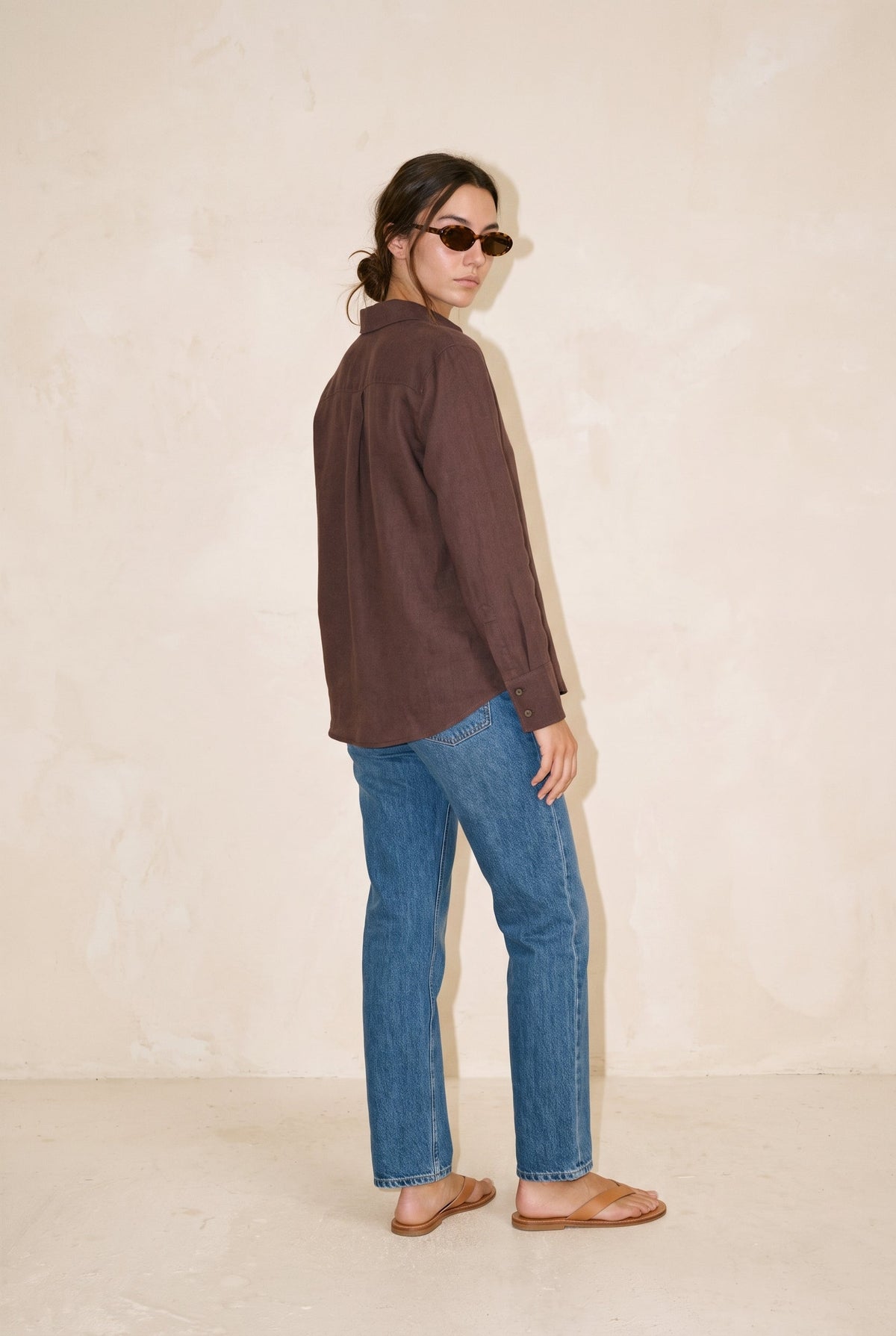 Aurora Blouse Brown Mus & Bombon