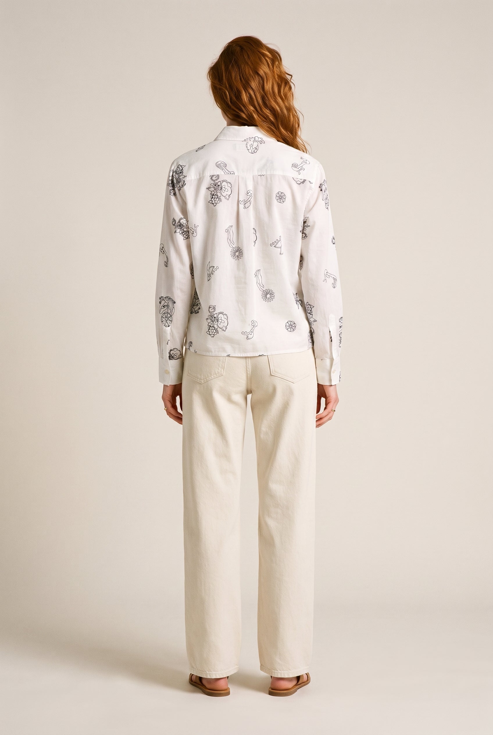 Embroidered Relaxed Fit Shirt