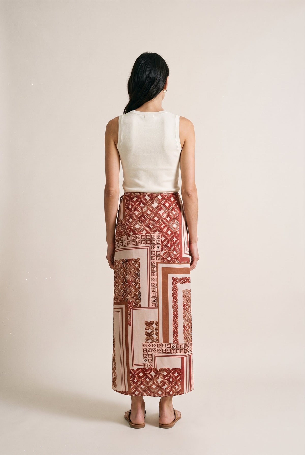 Printed Ankle Length Skirt Scotch & Soda