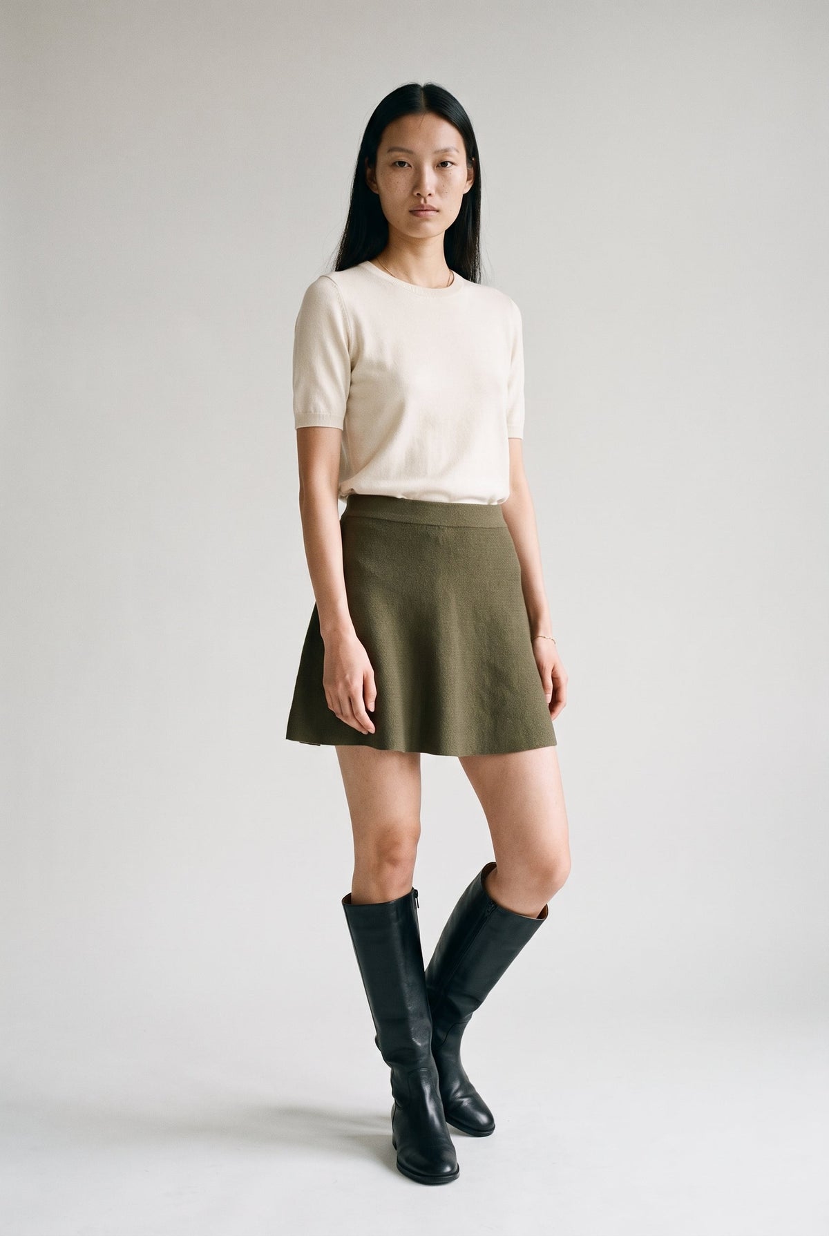 Vmelly Nw Skater Skirt Vero Moda