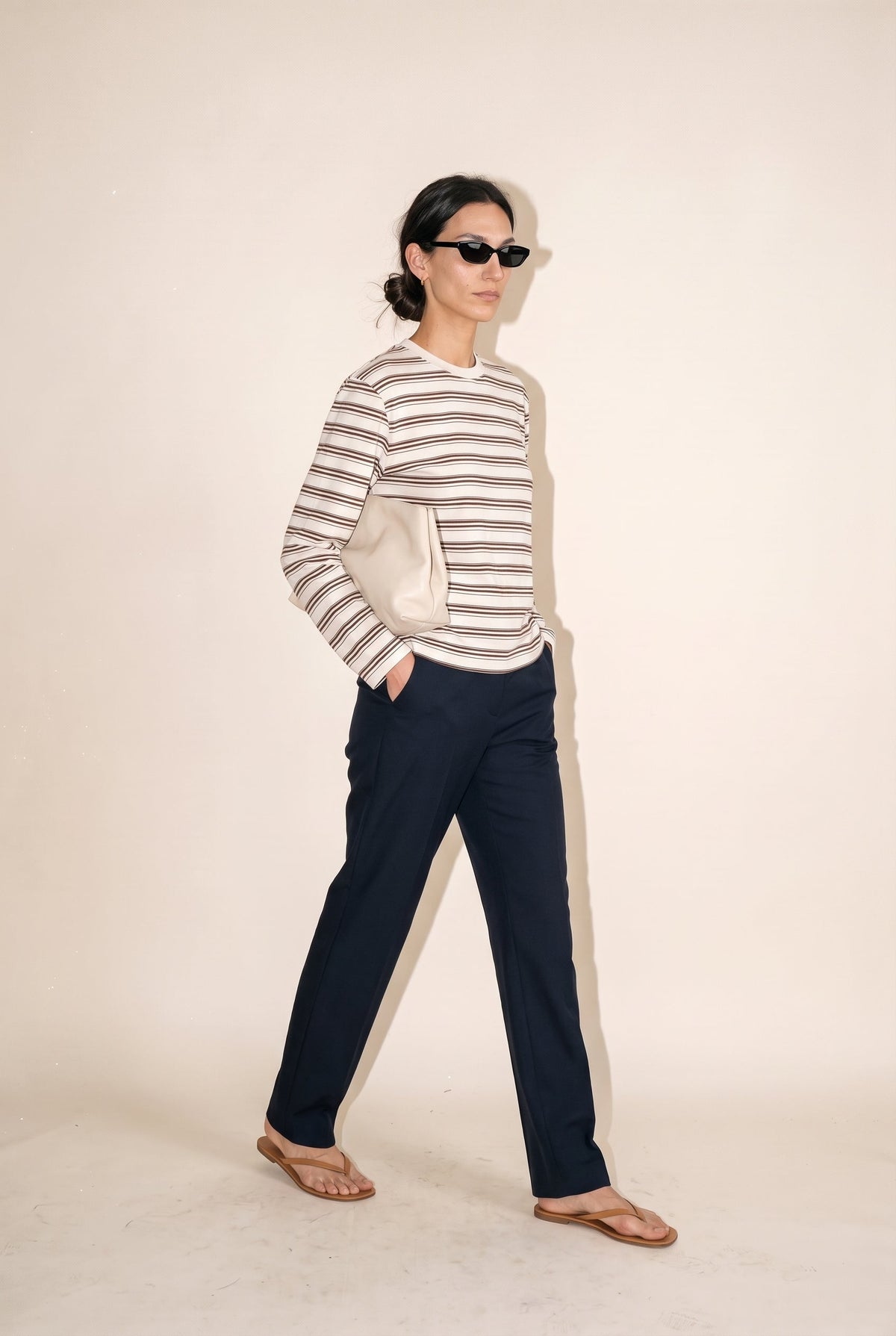 Jxsophia Boxy Ls Stripe Tee JJXX