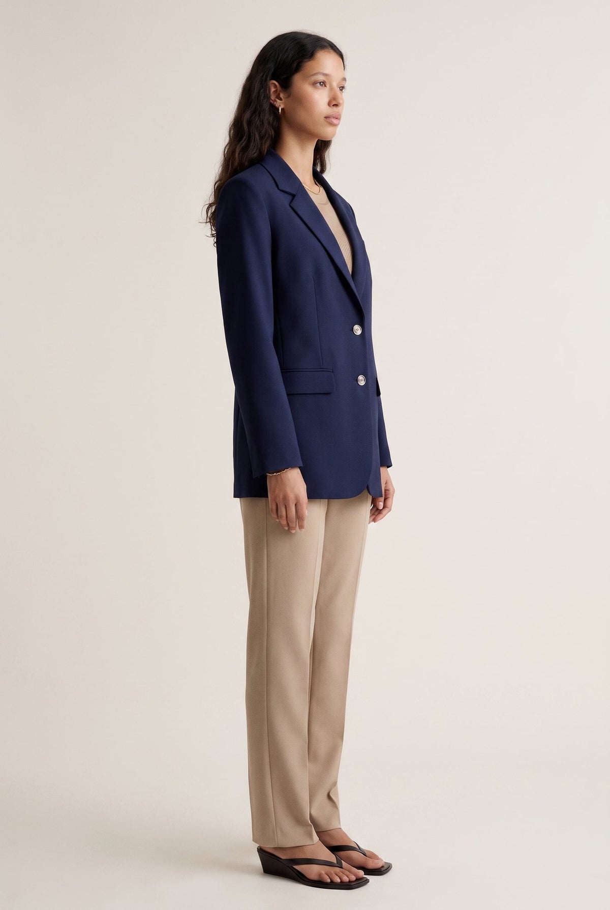 Classic Tailored Blazer Navy 12 Rue Collette