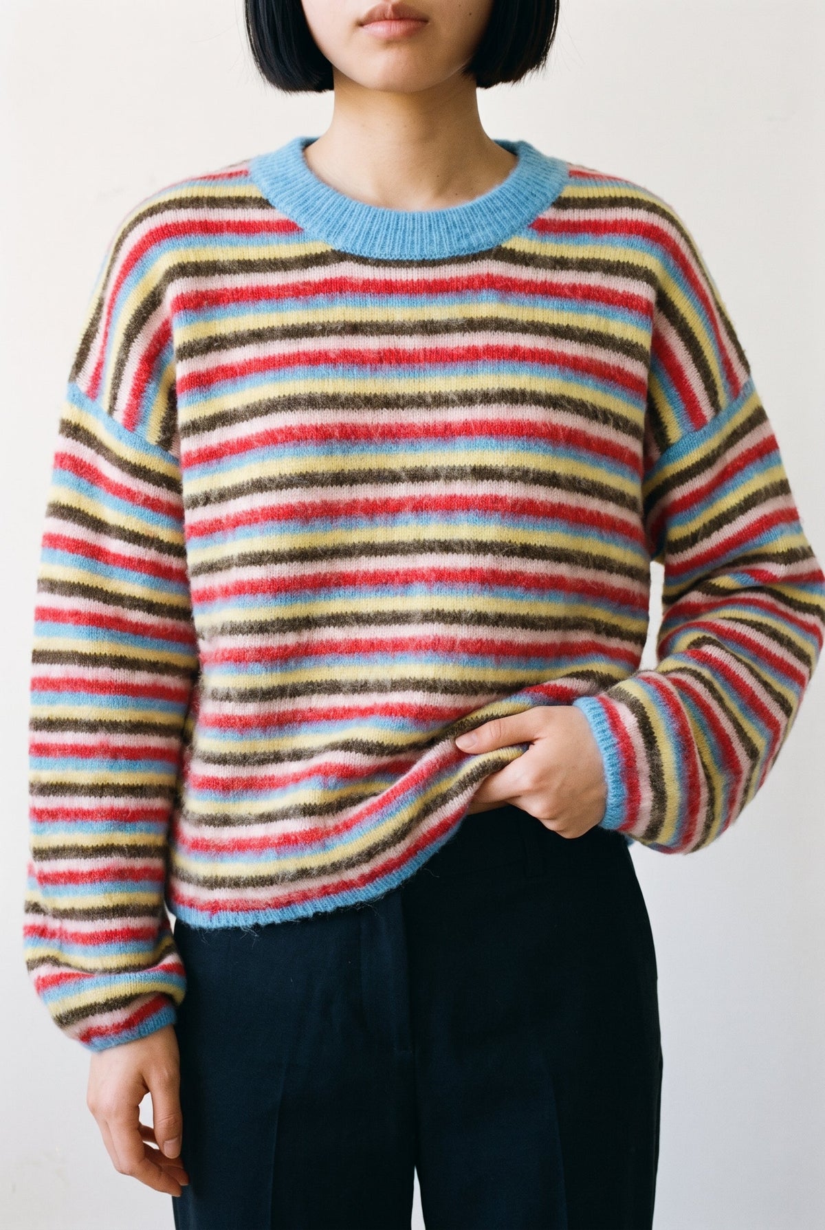 Pcada Ls O-Neck Knit Bc Pieces