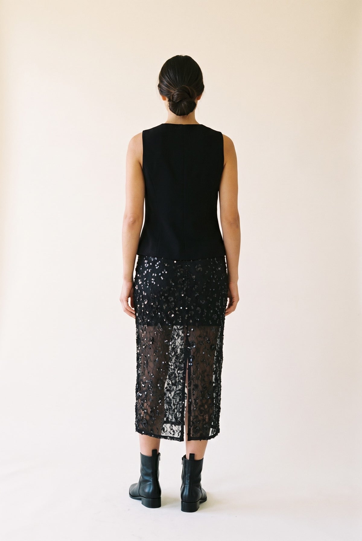 Onlcely Sequins Midi Skirt Wvn — 064933