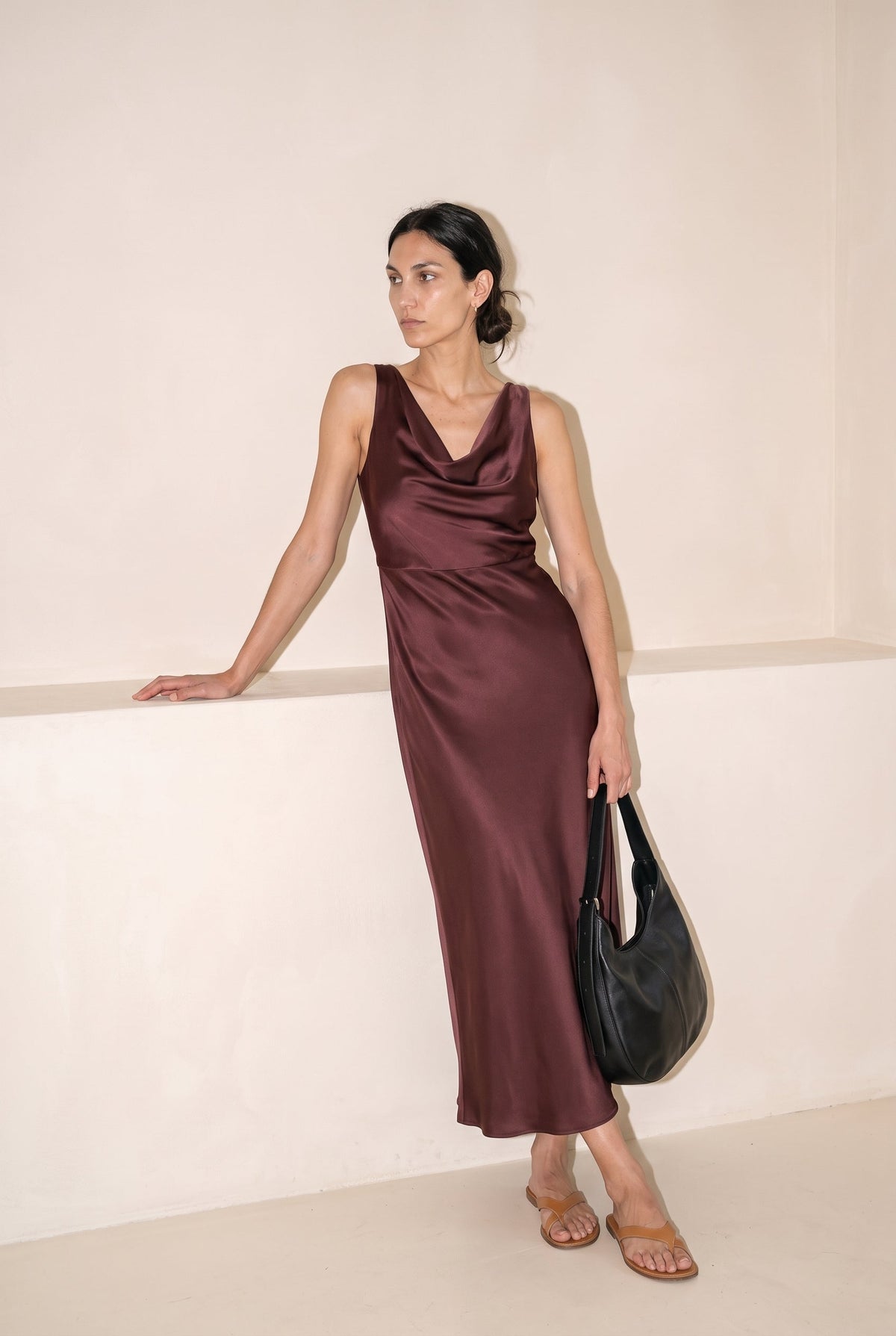 Vmmailka Sl Tie Ankle Dress Exp Vero Moda
