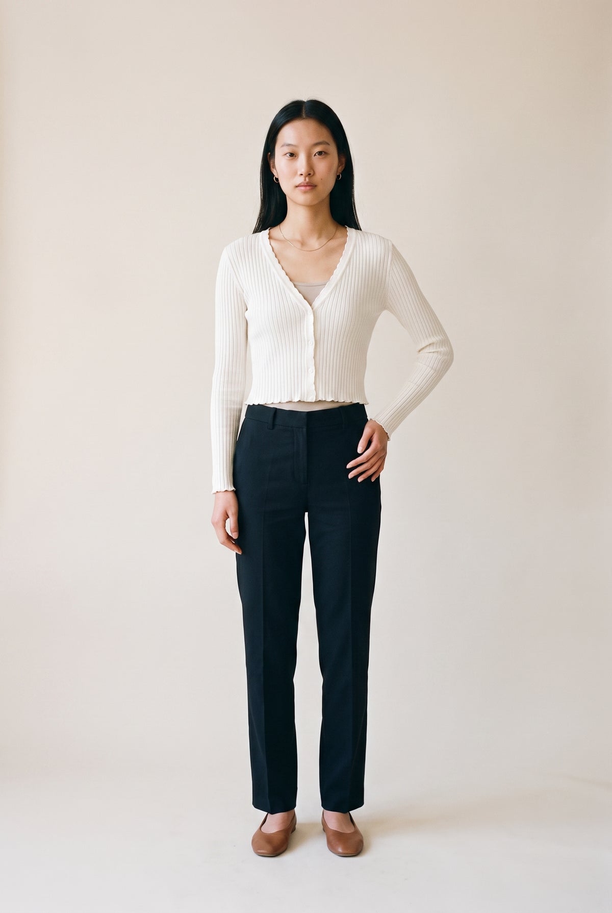 The Minimal Muse V-Neck Sweater