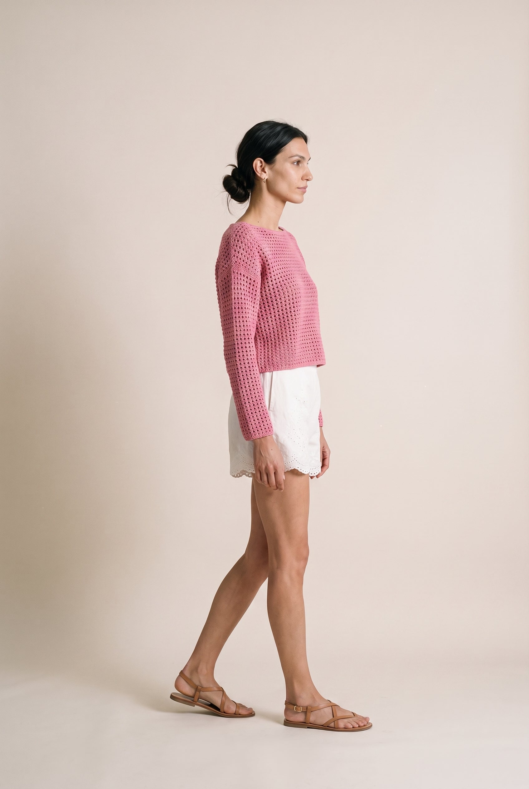 Lily Shorts White