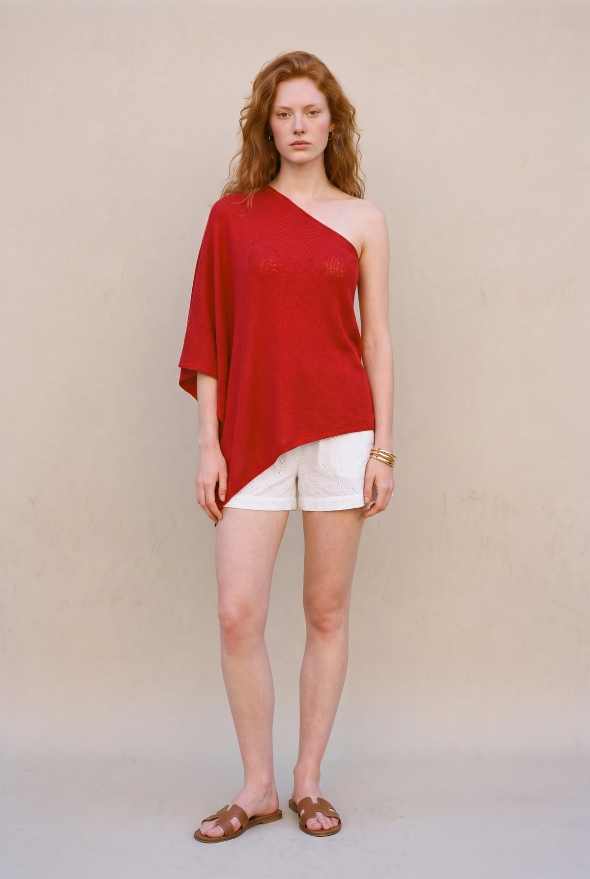 Solei Wide Off Shoulder Lightweight Sheer Sweater