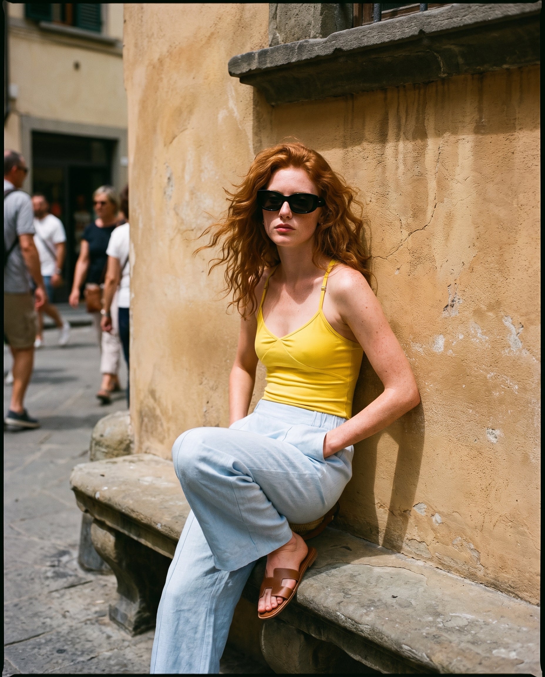 Basic Tank Top Yellow