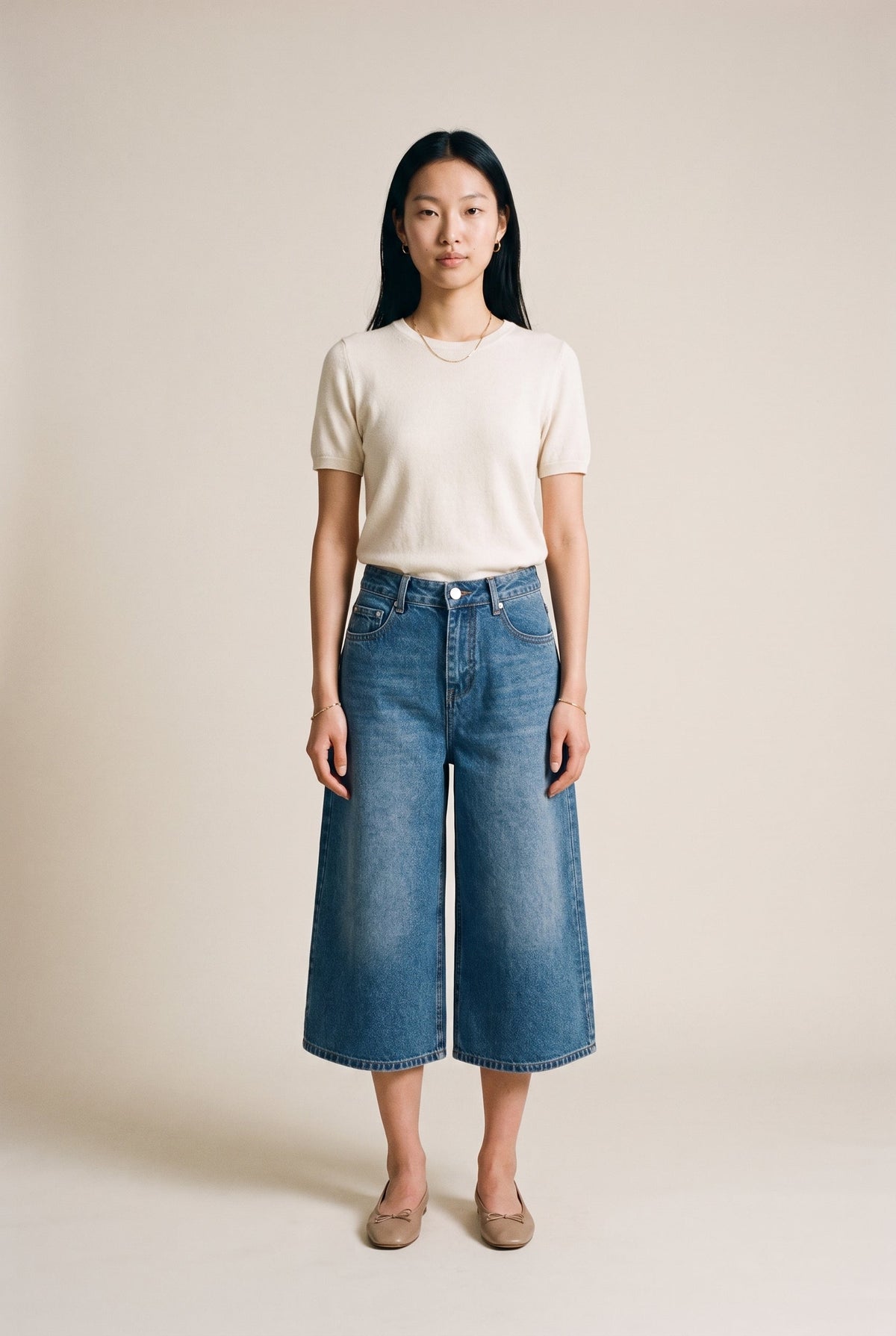The Cool Factor Denim Bermuda COCA