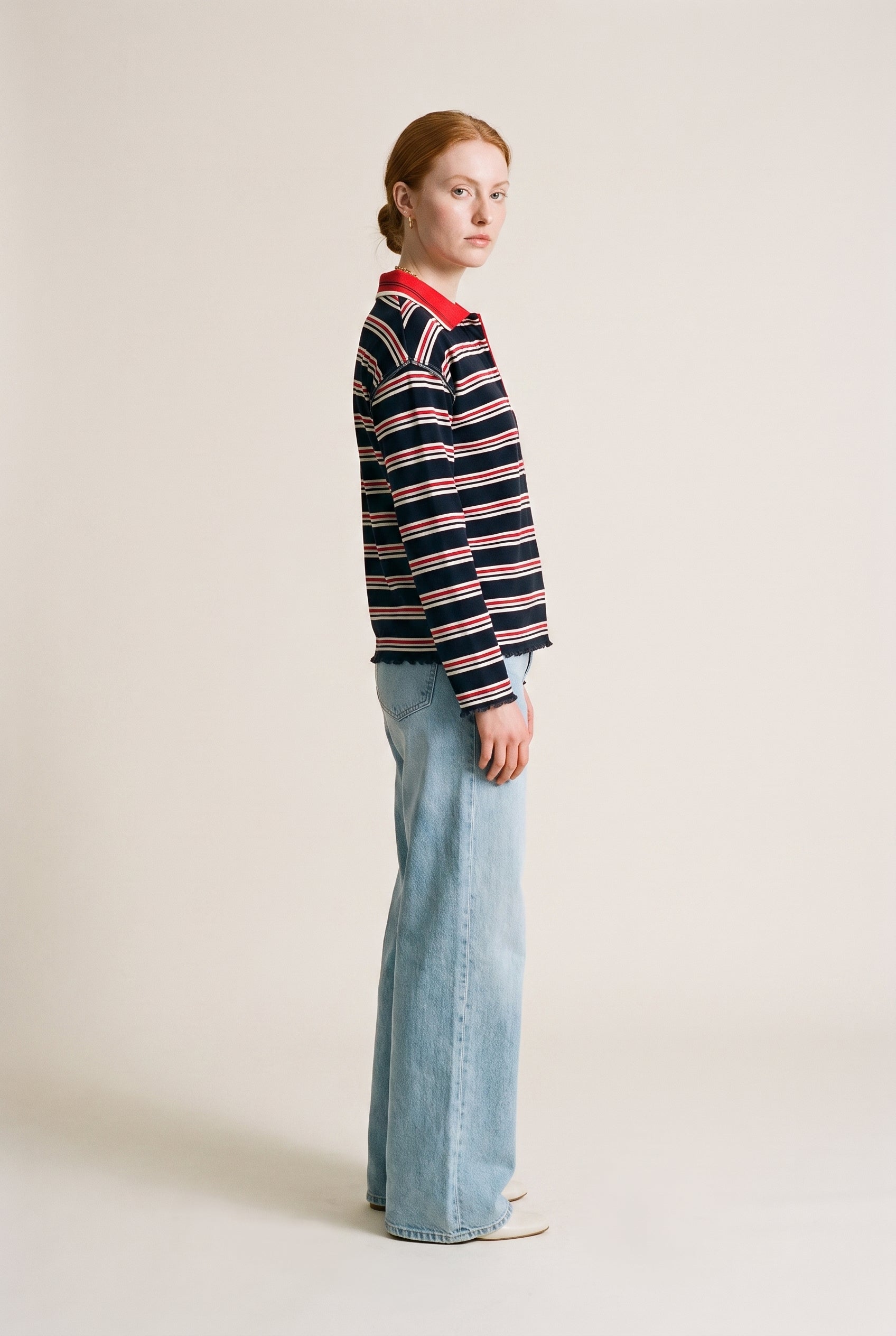 Soft Sweater with Stripes