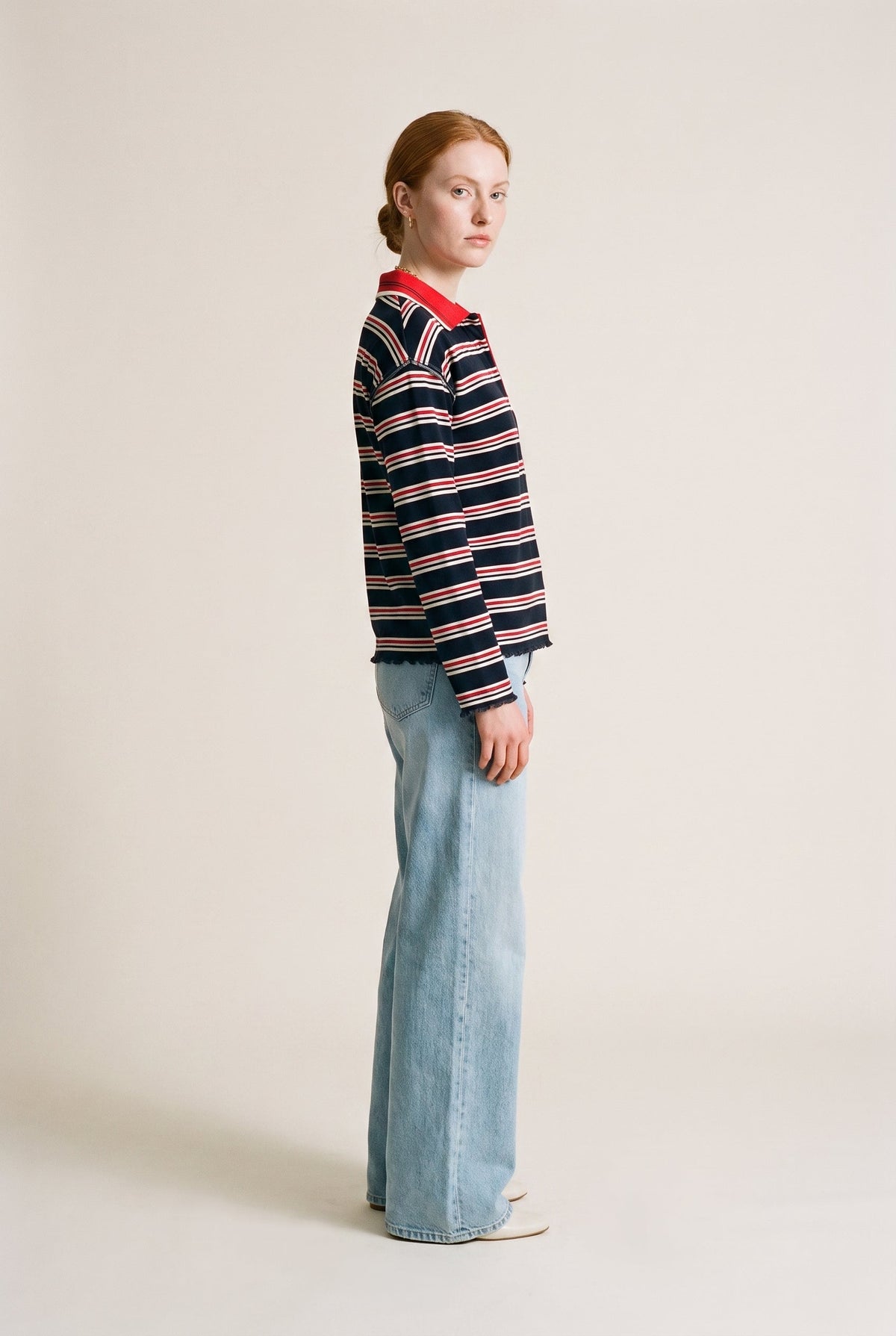 Soft Sweater with Stripes COCA