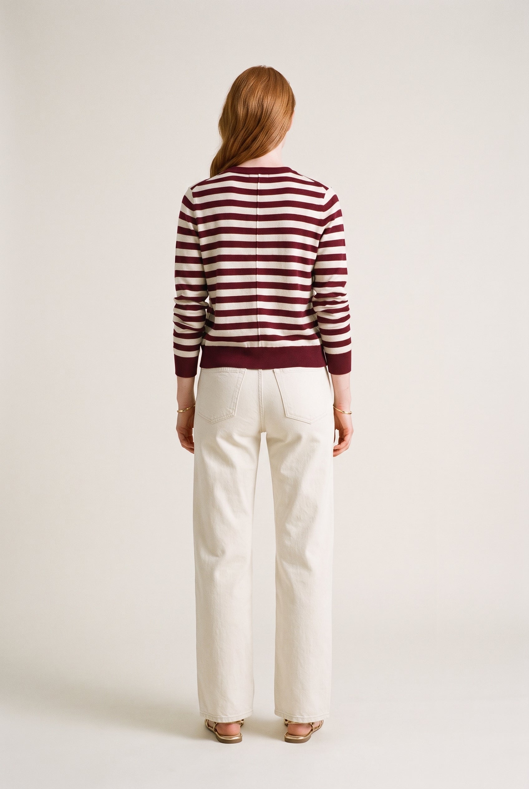 Soft Sweater with Stripes