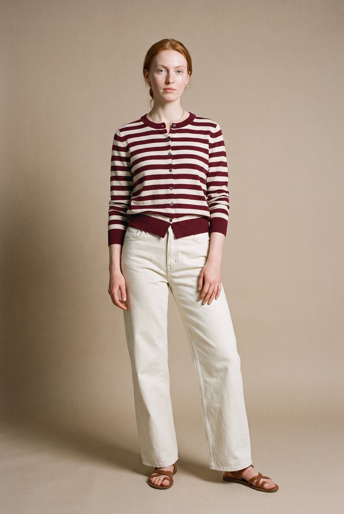 Soft Sweater with Stripes COCA