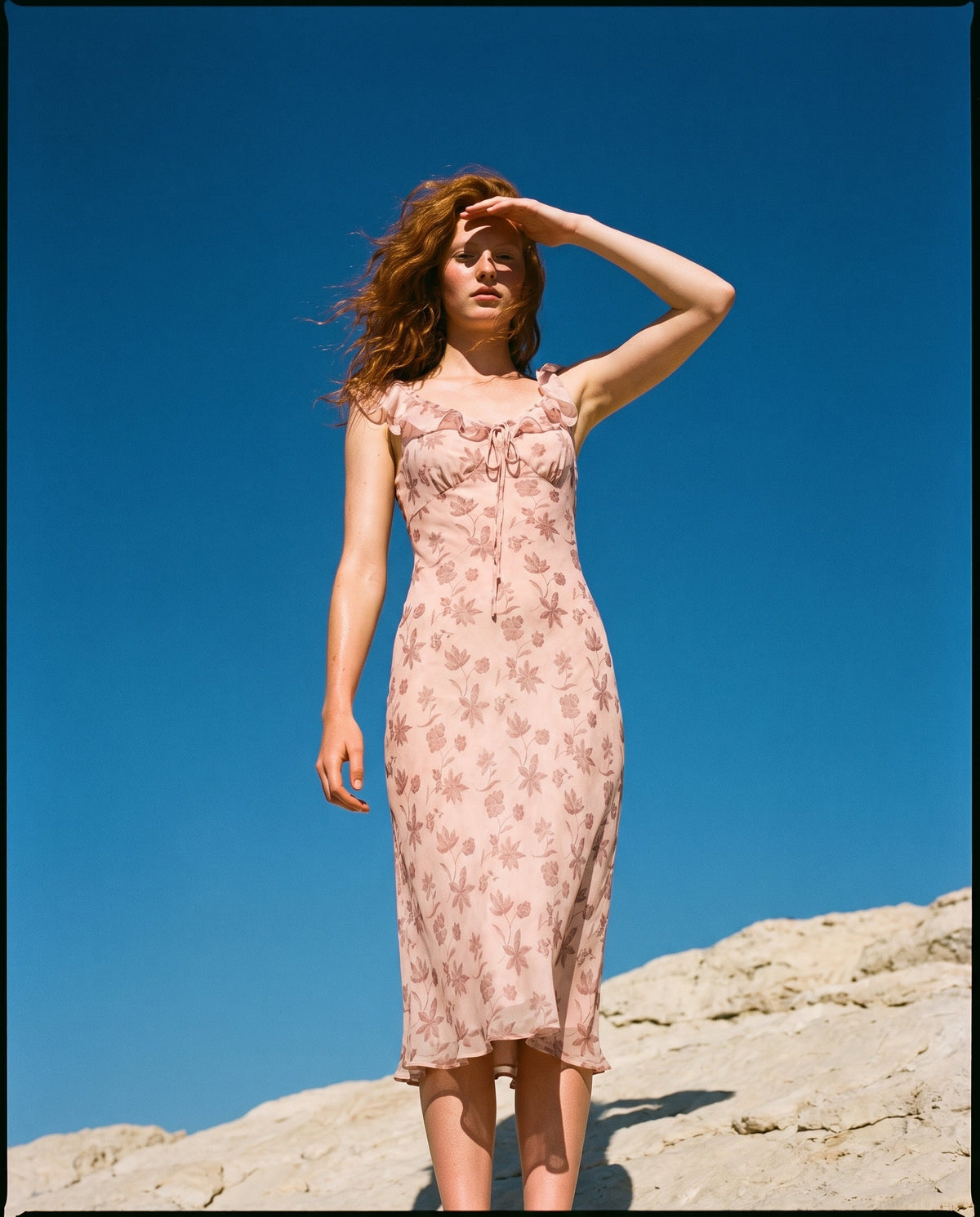 Floral Mesh Maxi Dress audrey