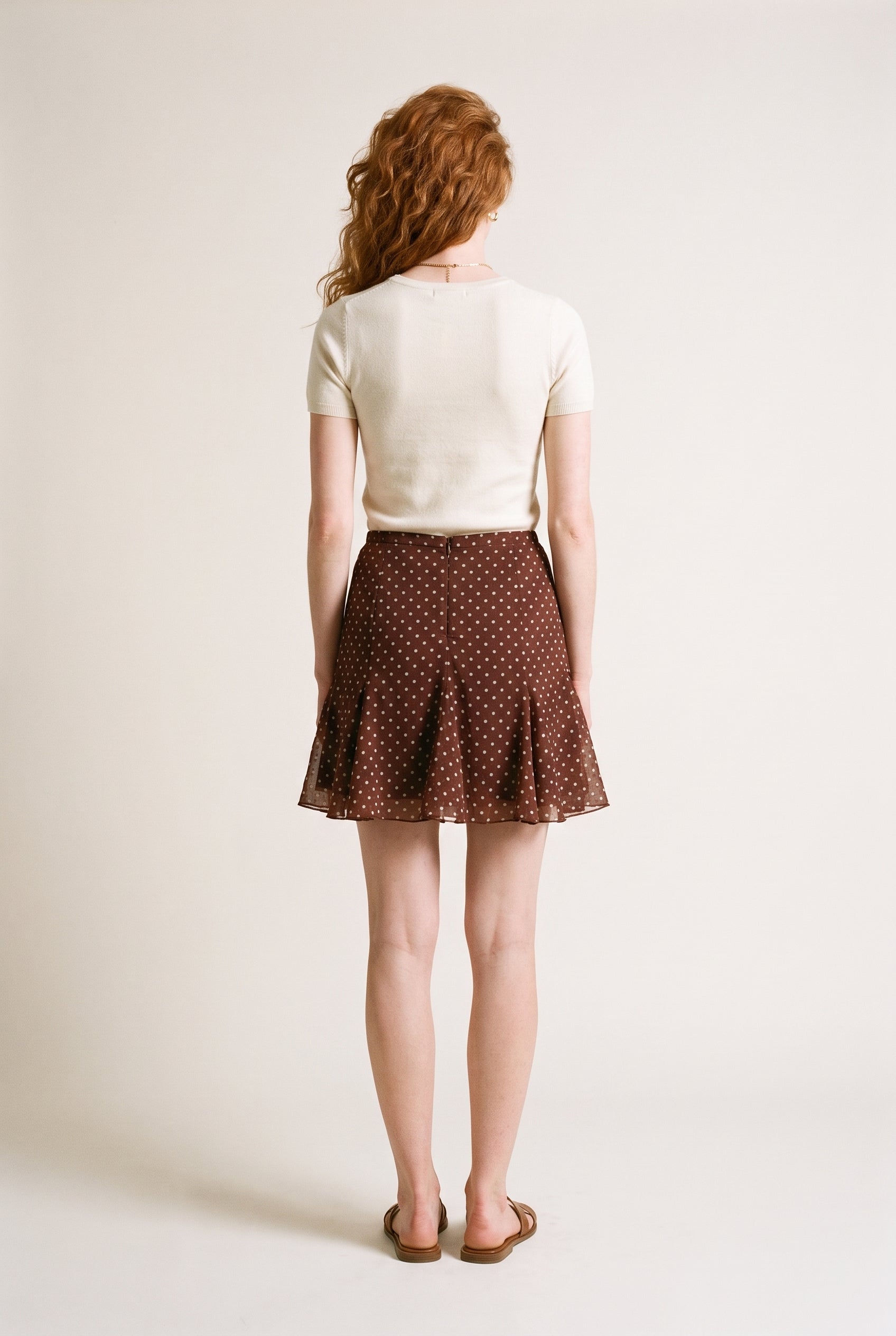 Polka Dot Mini Skirt