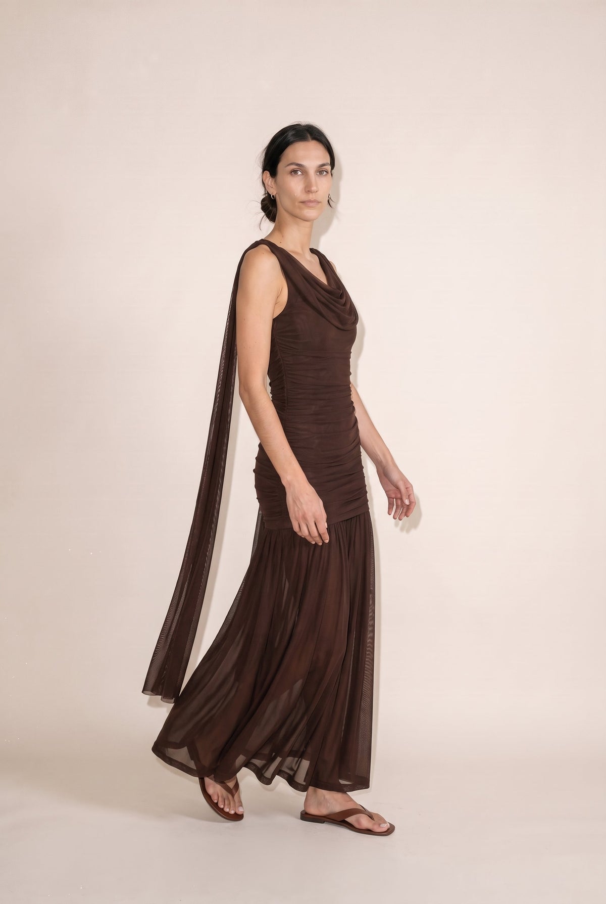 The Celia Dress Chocolate One And Only Collective