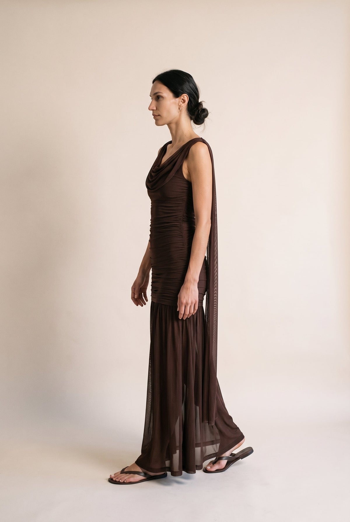 The Celia Dress Chocolate One And Only Collective
