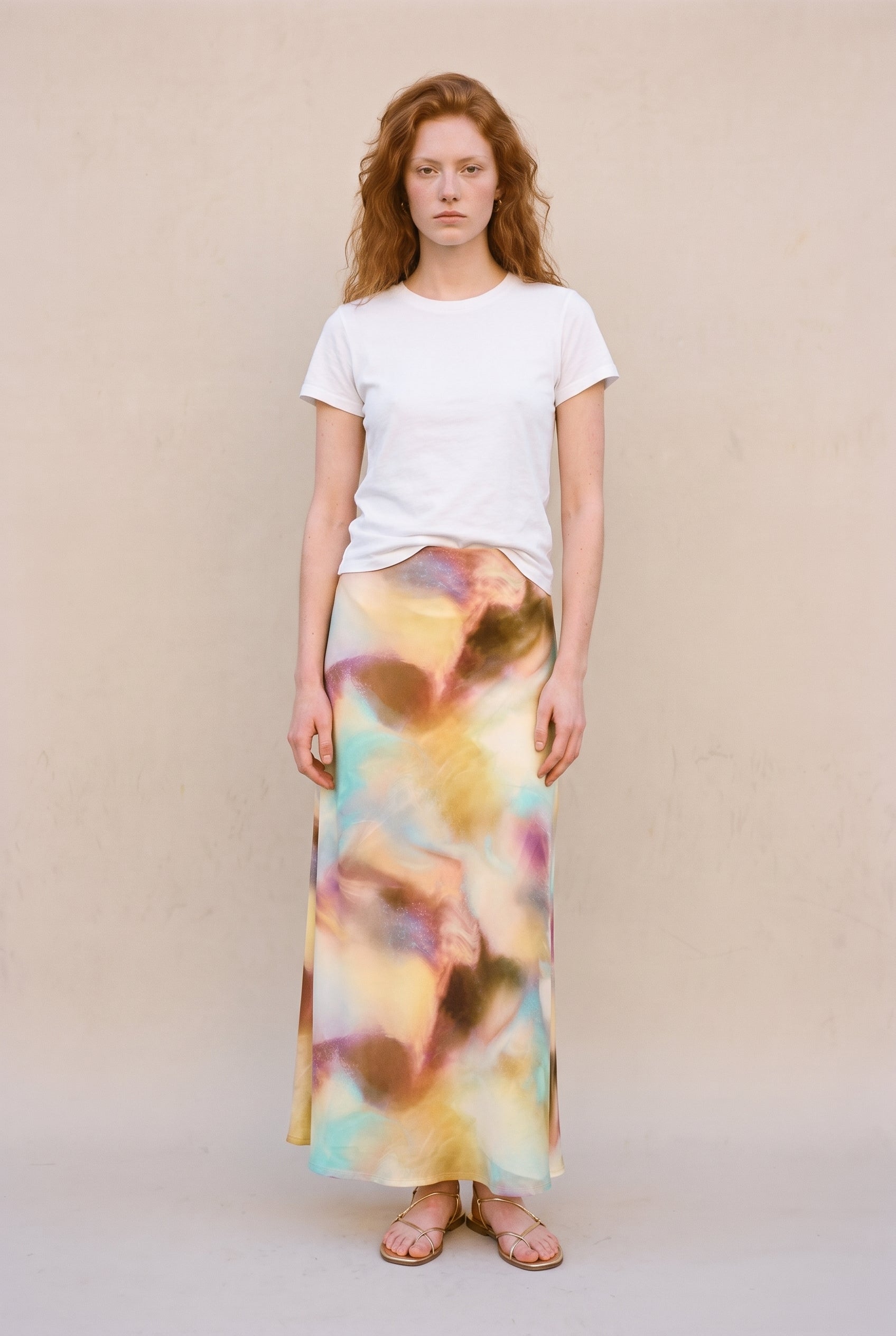 Maxi Mesh Skirt Multi
