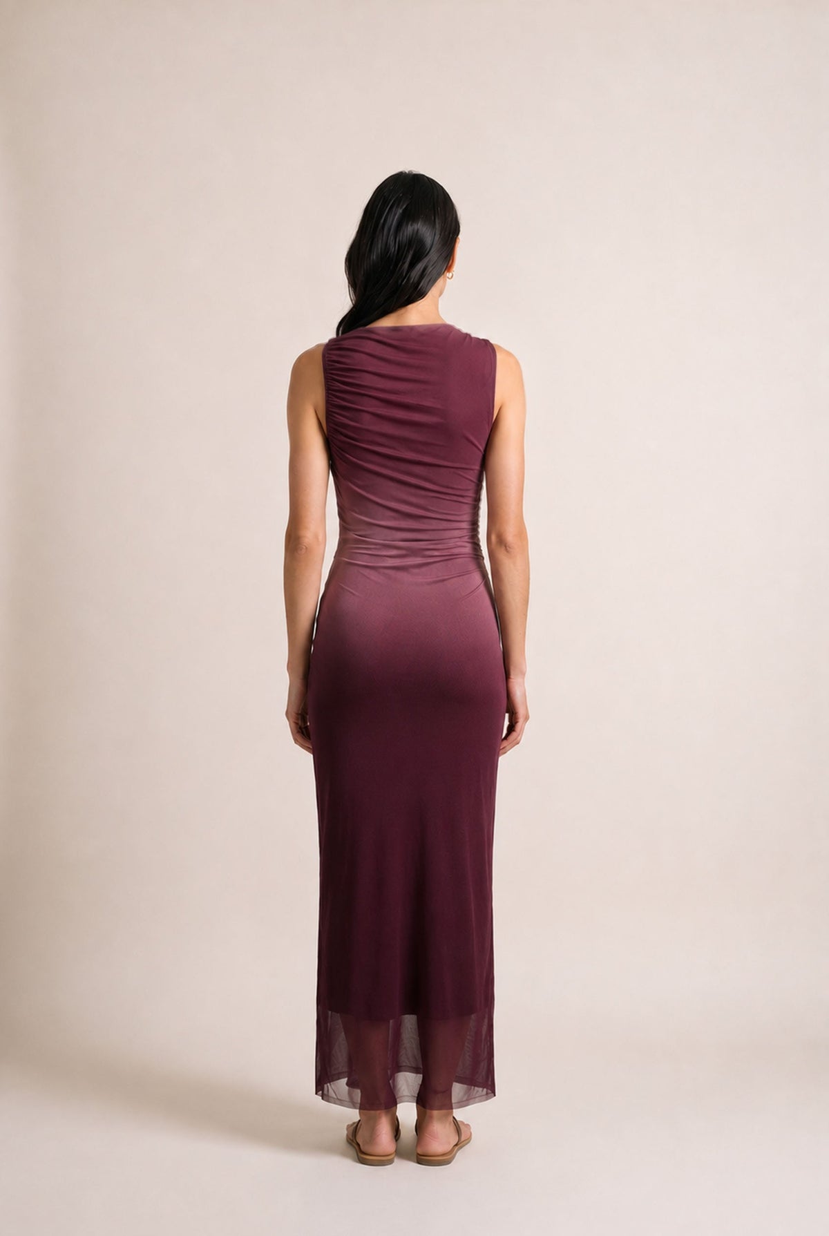 Ombred Sleeveless Long Dress Fore Collection
