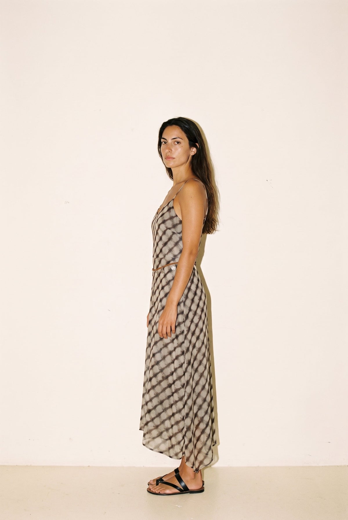 Printed Soft Flowy Midi Dress ALTAR