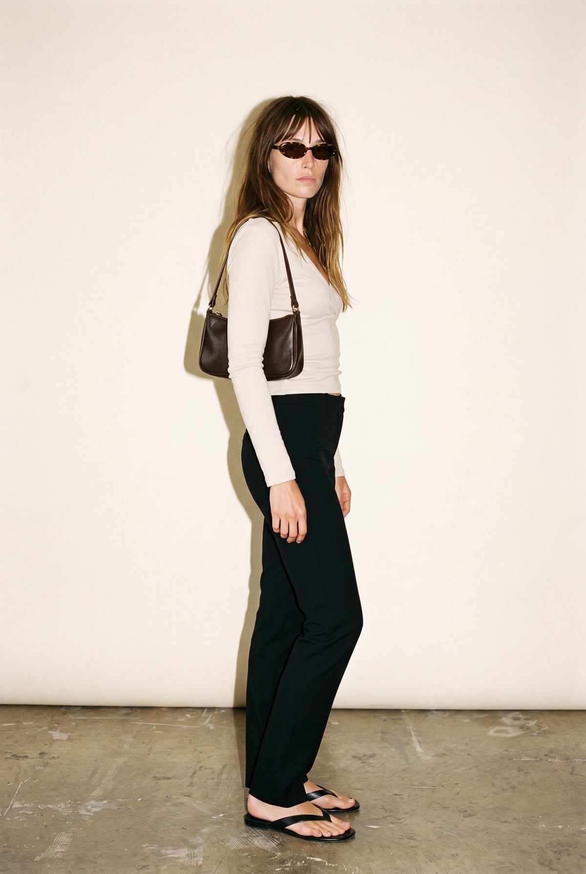 Manon Cropped Long Sleeve Top ALTAR
