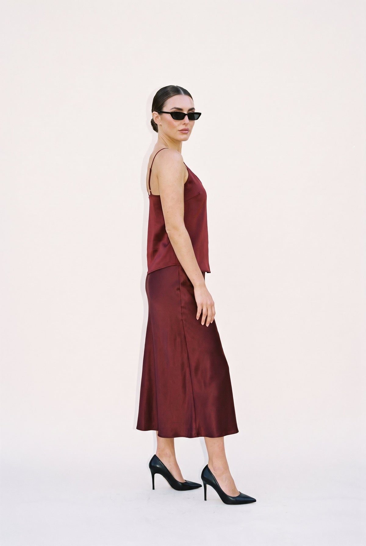 Mila Satin Tank 12 Rue Collette