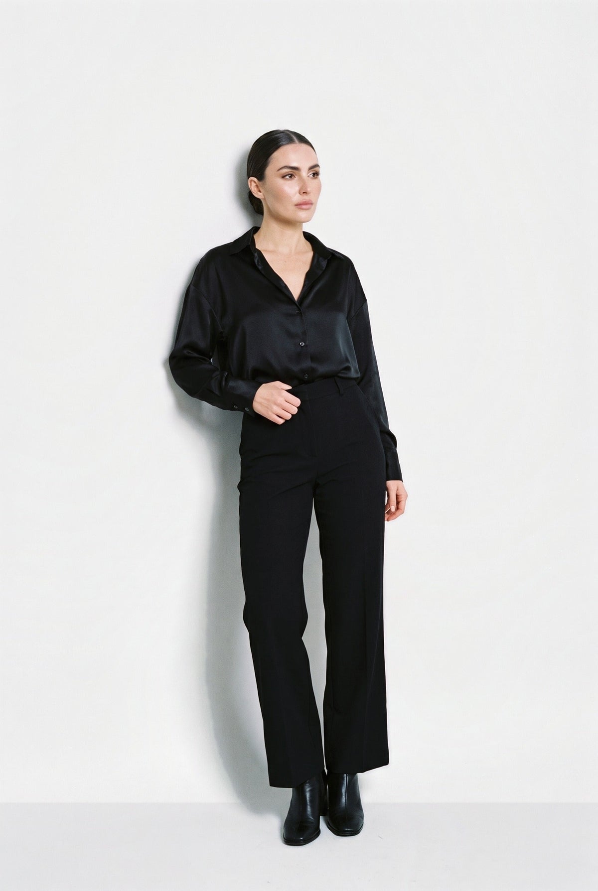Mila Satin Blouse 12 Rue Collette